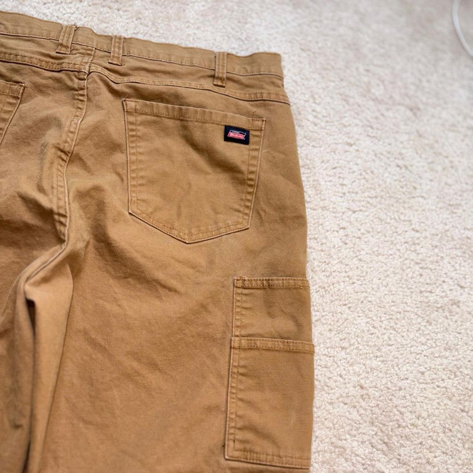 Dickies Brown Dickies Carpenter Workwear / Utility Canvas Shorts Size US 40 / EU 56 - 5 Thumbnail