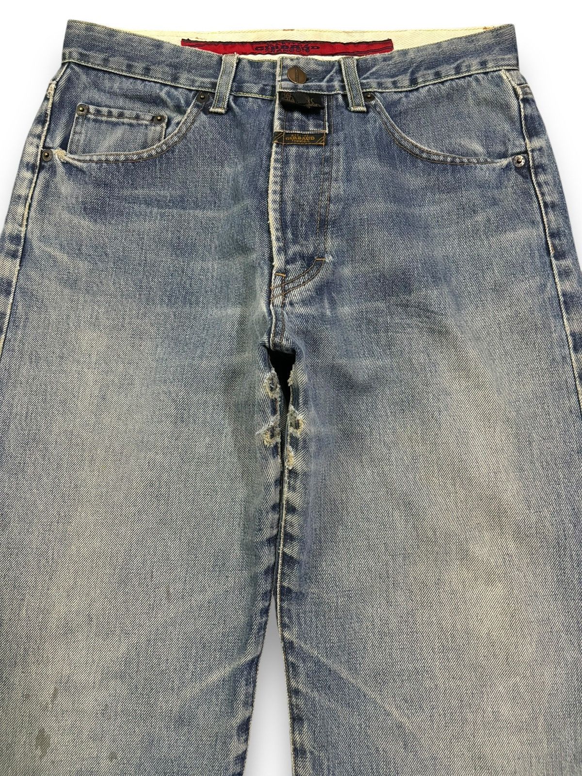 Marithe + Francois Girbaud Vintage 90s Marithe Francois Girbaud Baggy Distressed Jeans Size US 30 / EU 46 - 3 Thumbnail