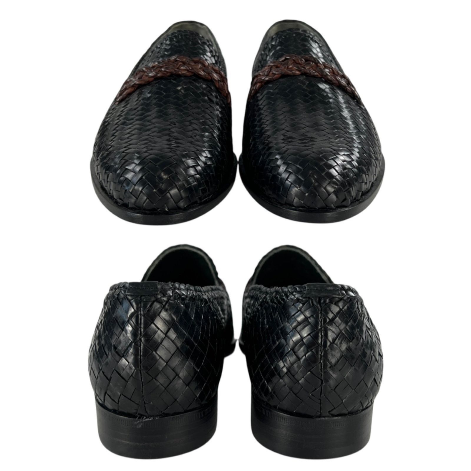Versace Versace Vintage Leather Woven Loafers Size US 8 / EU 41 - 5 Thumbnail