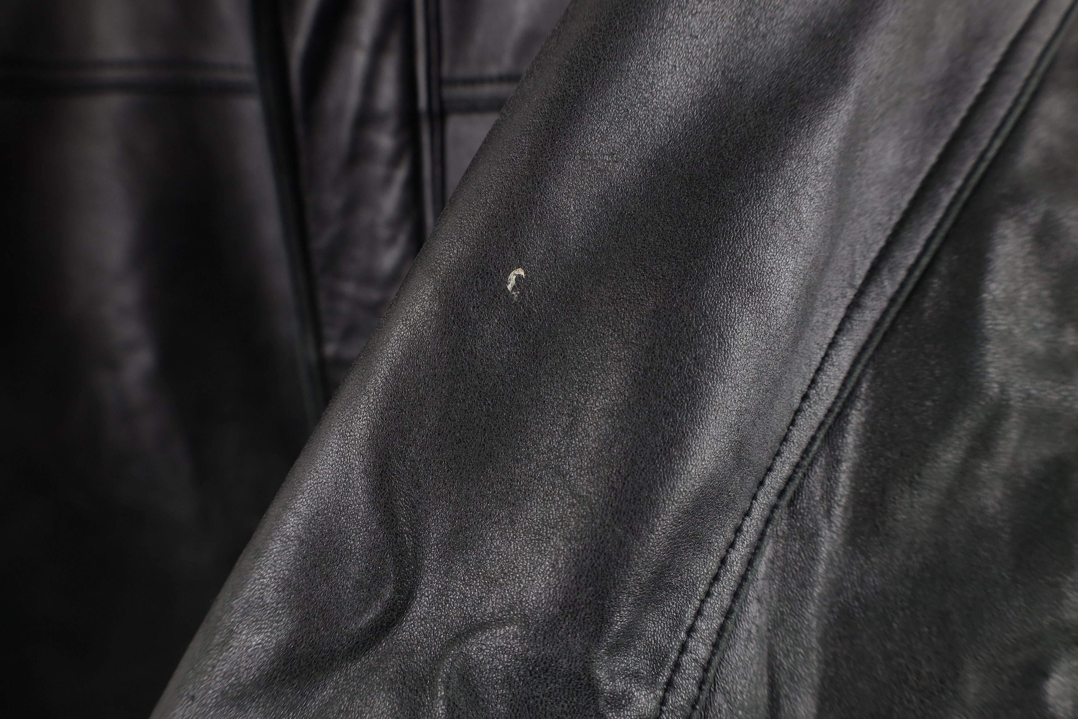 Jos. A. Bank Vintage Jos A Bank Quilted Leather Full Zip Jacket Black Size US L / EU 52-54 / 3 - 4 Thumbnail
