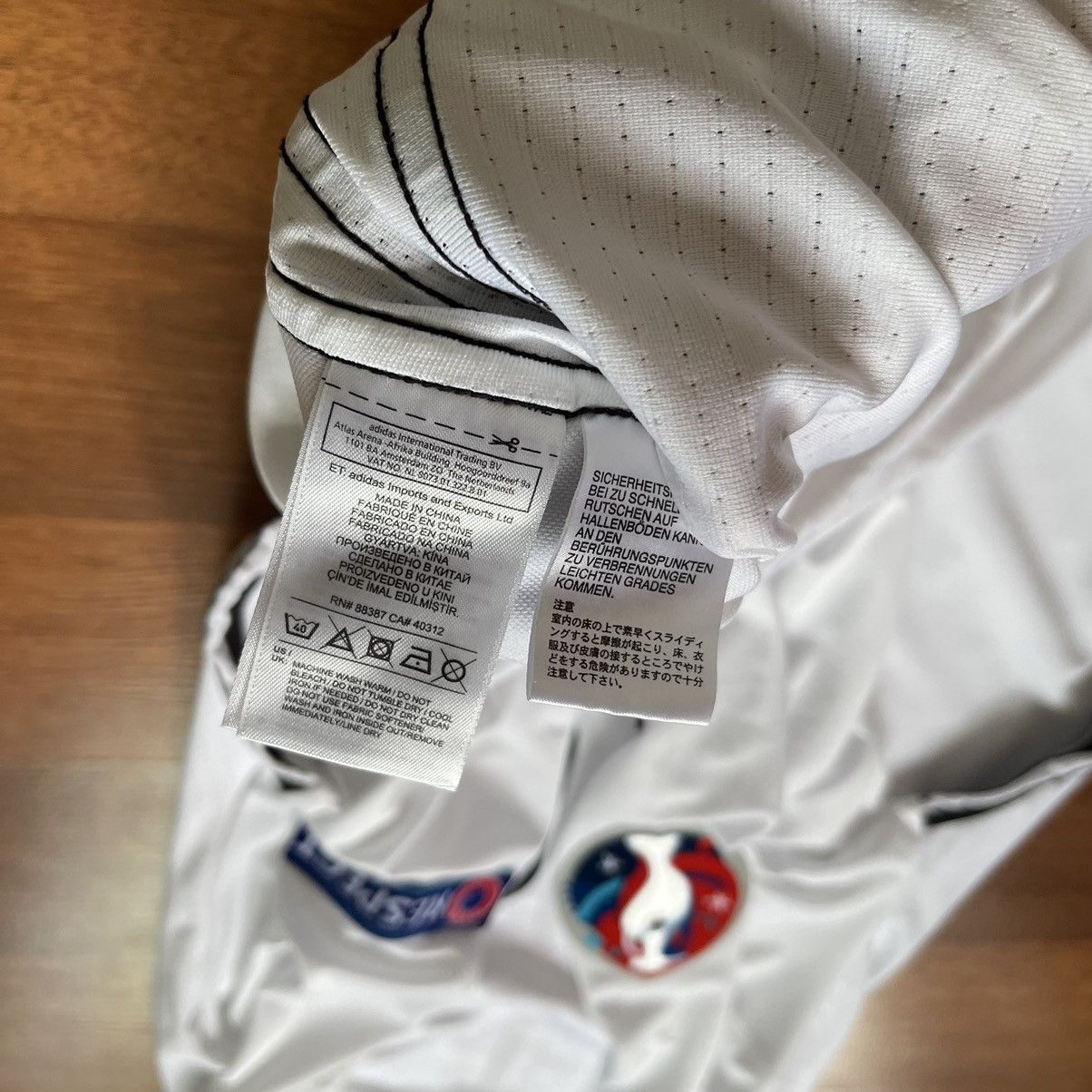 Adidas × Vintage GERMANY ADIDAS ADIZERO 2016 EURO SOCCER HOME JERSEY #20 SANE Size US L / EU 52-54 / 3 - 14 Thumbnail