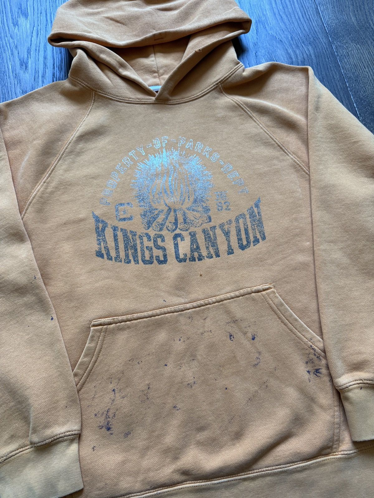 Vintage Vintage Kings Canyon Distressed Hooded Sweatshirt Hoodie Size US M / EU 48-50 / 2 - 2 Thumbnail