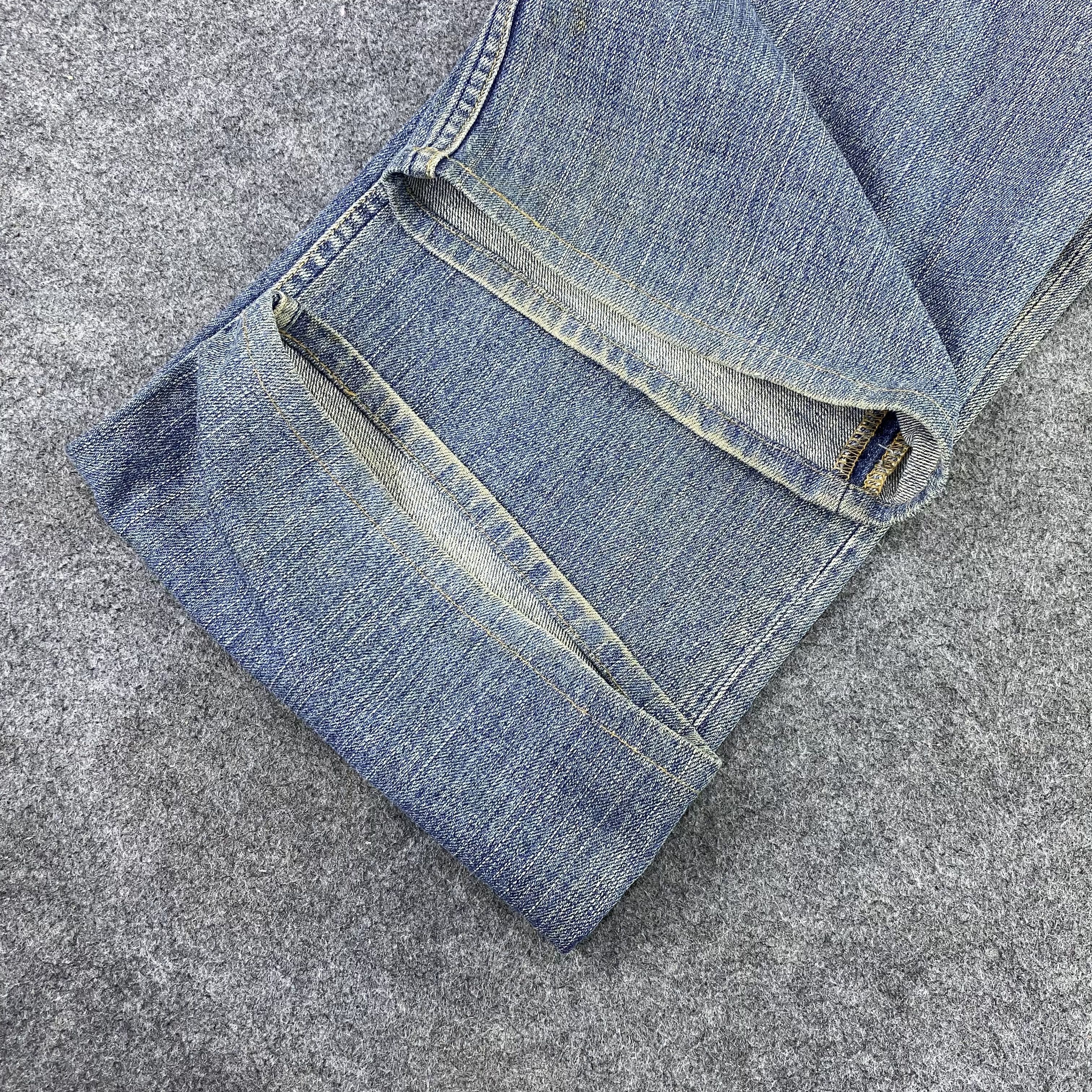 Levi's × Levi's Vintage Clothing × Vintage Vintage Levi's Distressed Blue Wash Jeans-J1178 Size US 38 / EU 54 - 13 Thumbnail
