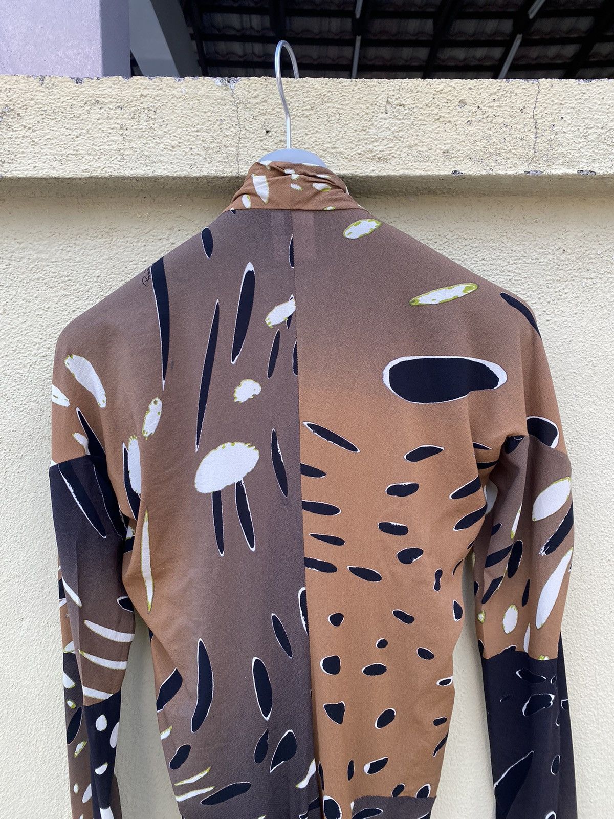 Roberto Cavalli brown silk dress Size M / US 6-8 / IT 42-44 - 13 Thumbnail