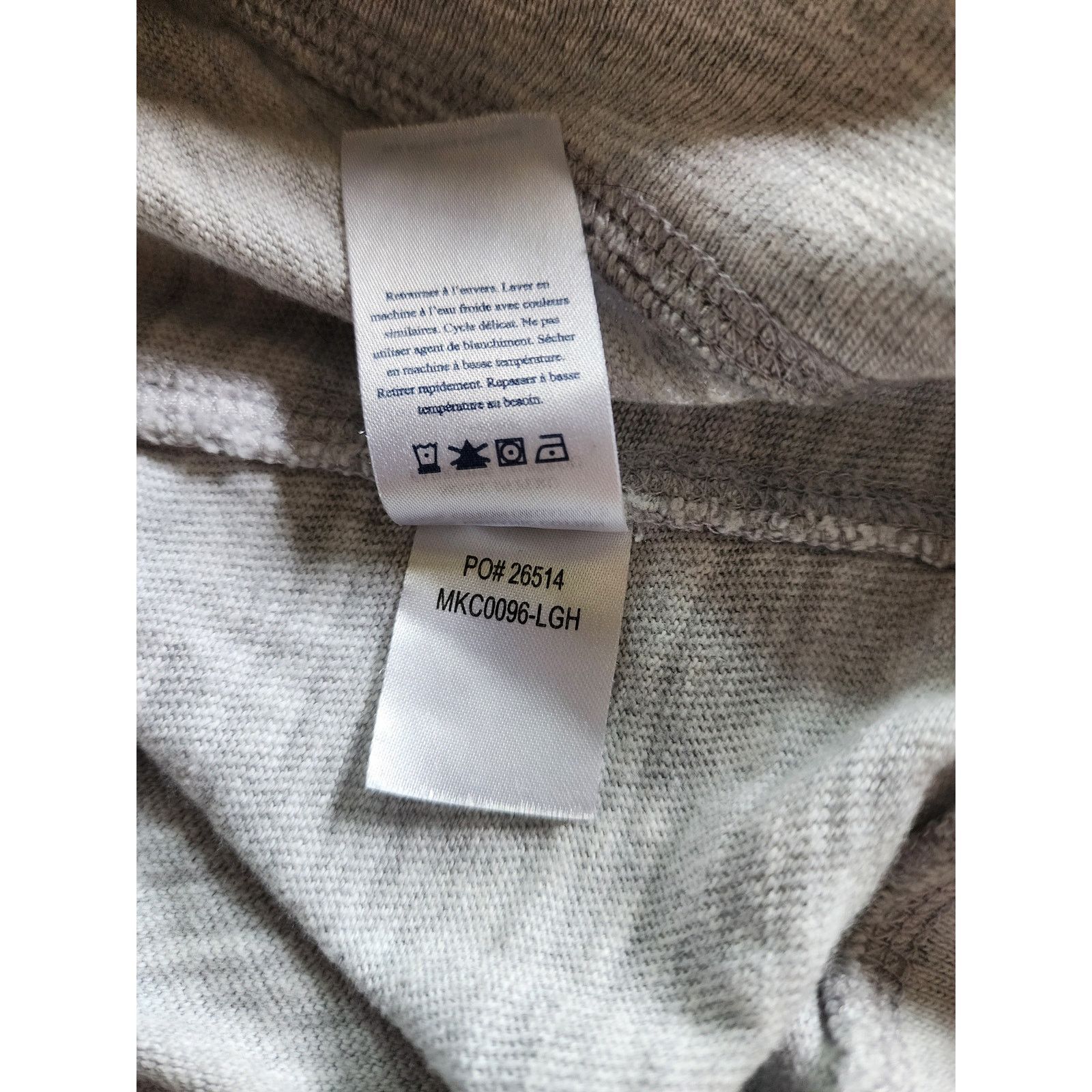 Faherty Faherty Women's XL Hoodie Organic Sunwashed Cotton Gray Size XL / US 12-14 / IT 48-50 - 6 Thumbnail