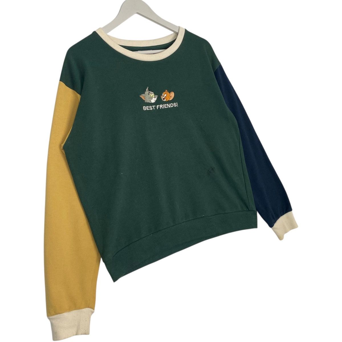 Vintage Vintage Tom Jerry’s Sweatshirt Crewneck Grey Back Hit Green Size US M / EU 48-50 / 2 - 3 Thumbnail