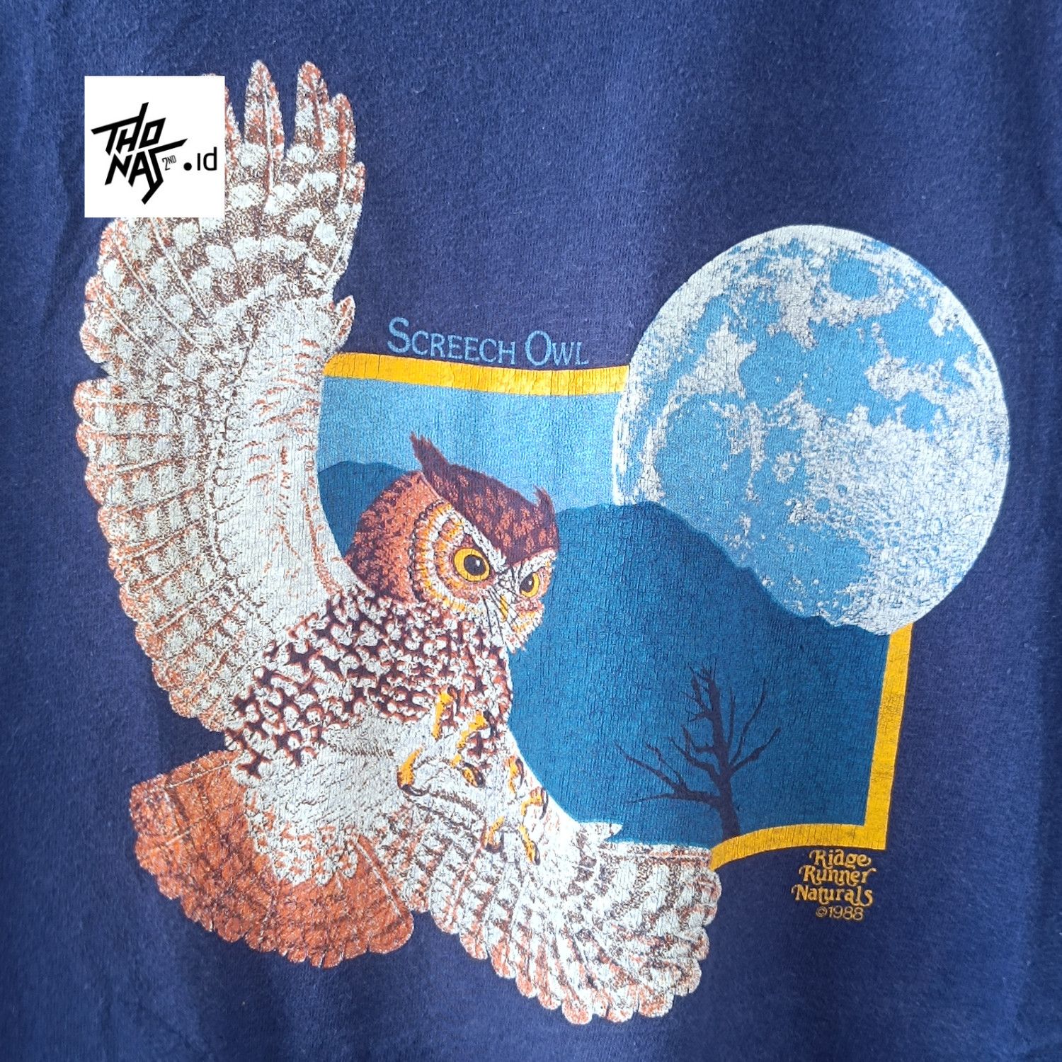 Vintage Vintage 80s Screech owl Size US M / EU 48-50 / 2 - 1 Thumbnail