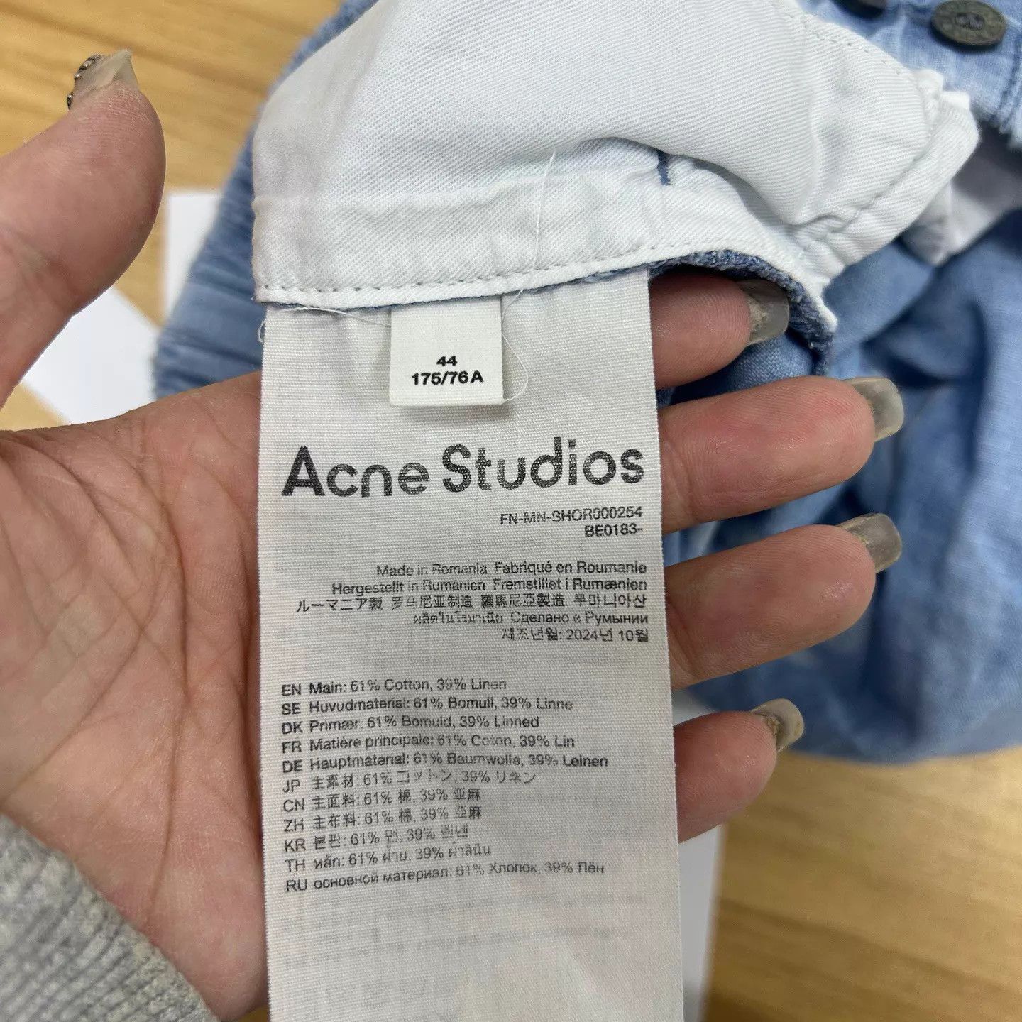 Acne Studios Acne Studios 1996 Washed Distressed Shorts 44 99 Size US 28 / EU 44 - 4 Thumbnail