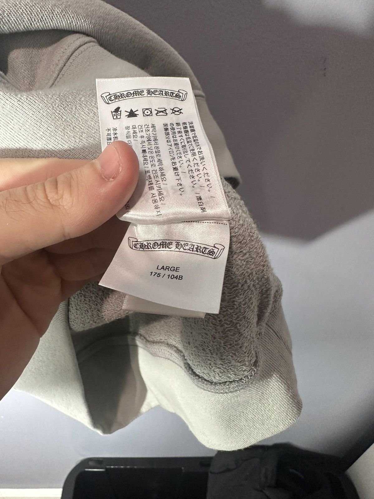 Chrome Hearts Chrome hearts matty boy grey suggest hoodie Size US L / EU 52-54 / 3 - 3 Thumbnail