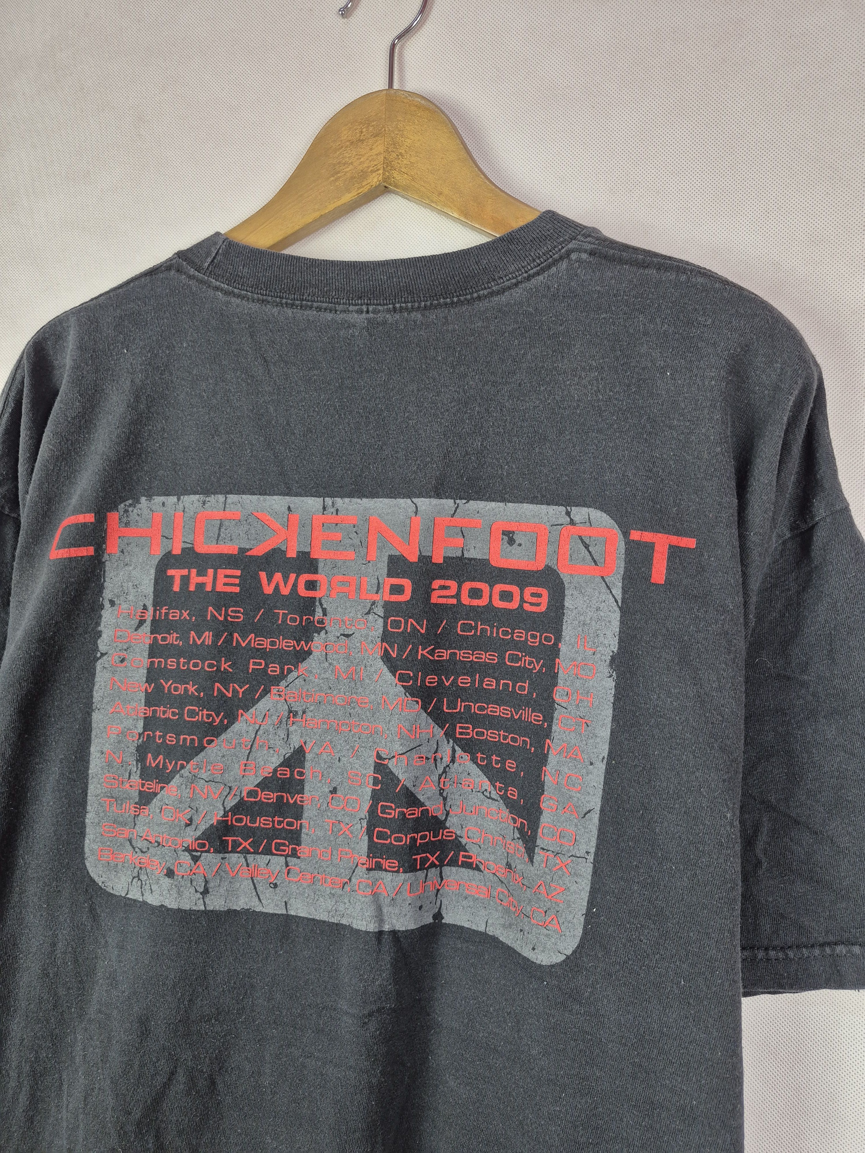 Band Tees 🔥 Chickenfoot The World Tour 2009 Rock Band Tees Size US XL / EU 56 / 4 - 6 Thumbnail