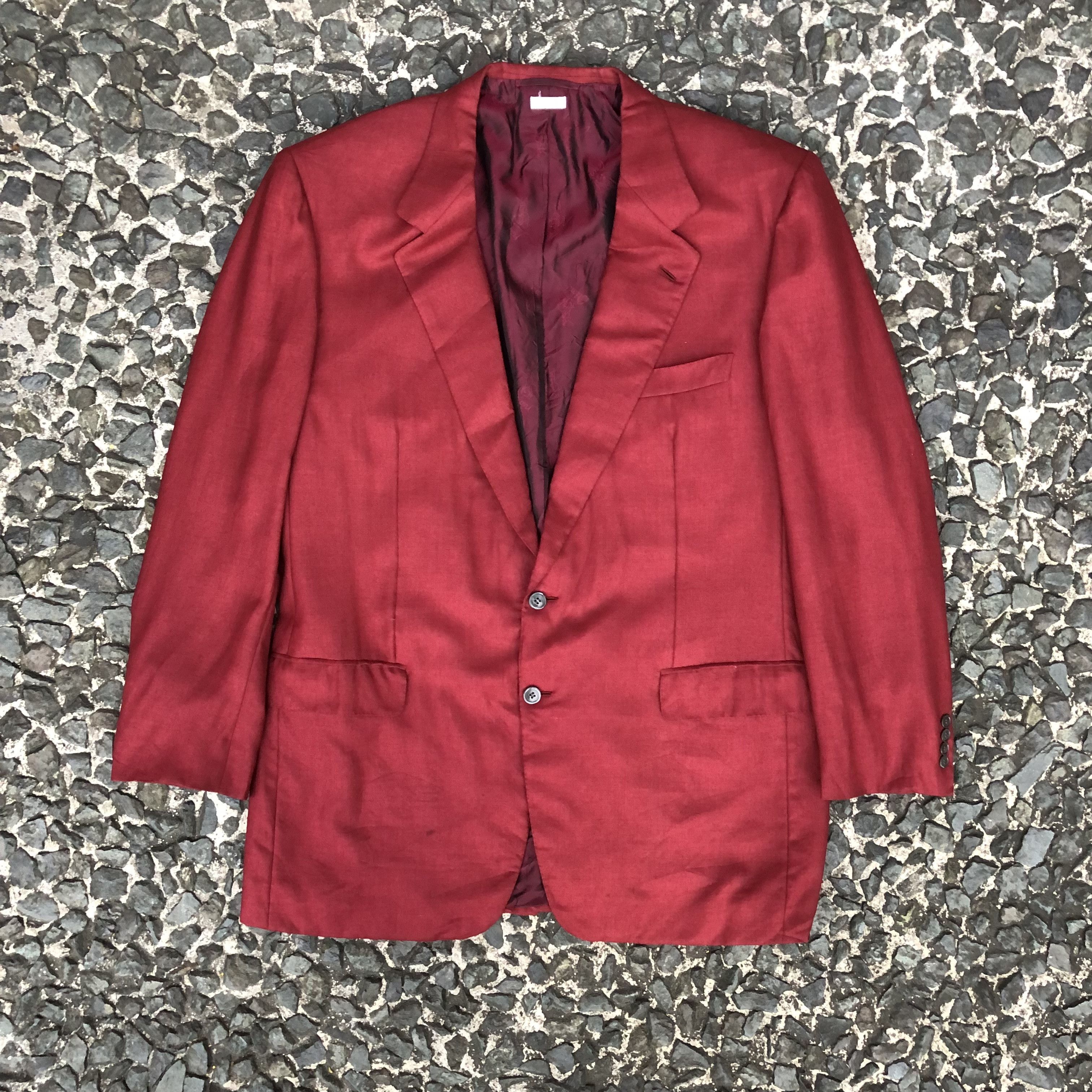 Brioni Brioni For Neiman Marcus Burgundy Traiano Blazer Size 54L - 2 Thumbnail