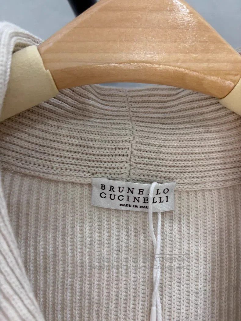 Brunello Cucinelli Brunello Cucinelli Knitted Cotton Top Size S / US 4 / IT 40 - 2 Thumbnail