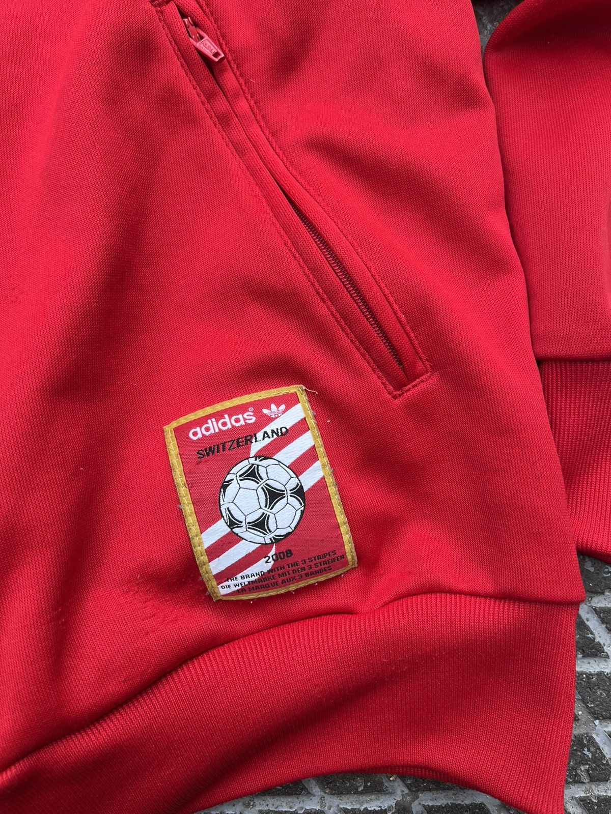 Adidas Jacket Adidas Switzerland 2008 vintage mens rare Size US S / EU 44-46 / 1 - 4 Thumbnail