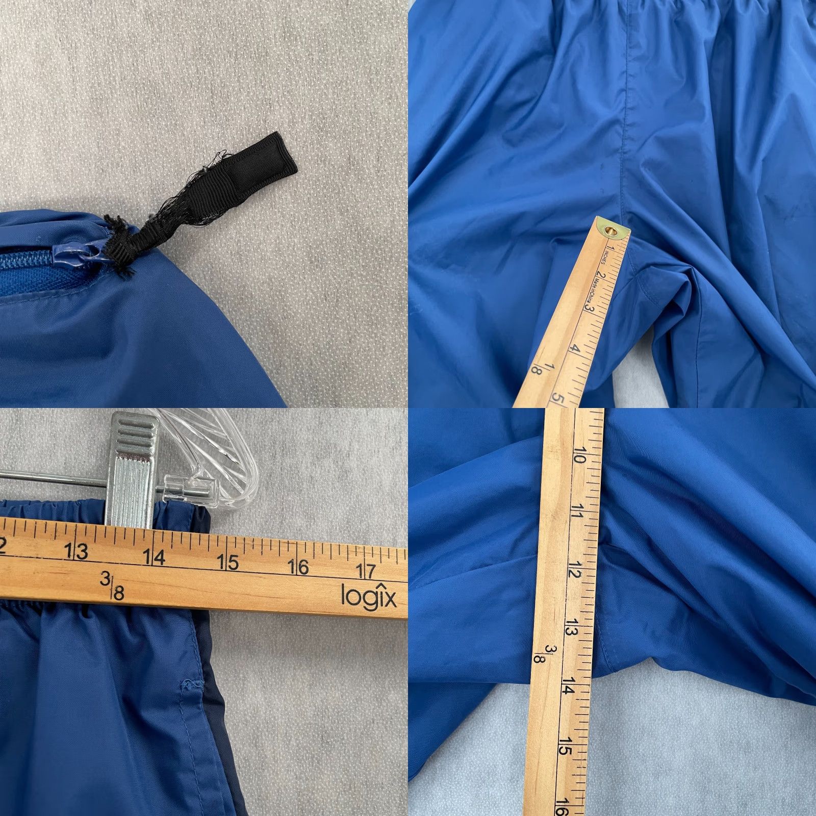 Nike VINTAGE Nike Pants Adult Large Blue Jogger Pockets Drawstring Logo Mens L Size US 33 - 9 Thumbnail