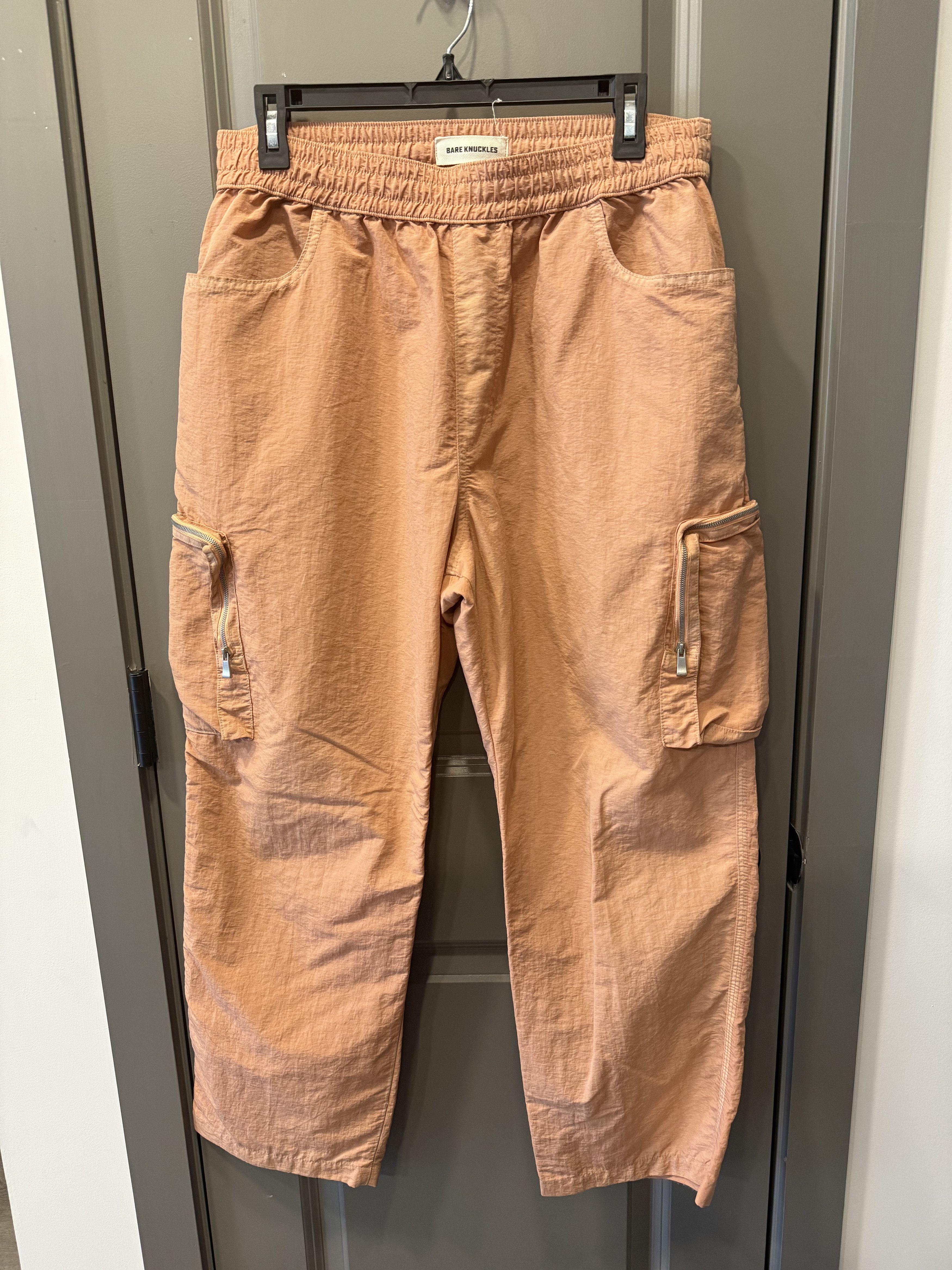 Bare Knuckles Peach Nylon Cargo Pants Size US 36 / EU 52 - 1 Thumbnail