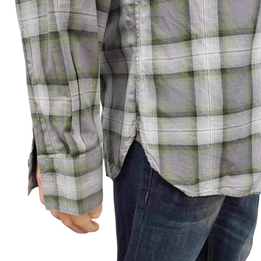 John Varvatos John Varvatos Star USA Plaid Shirt L Long Sleeve Button up Size US L / EU 52-54 / 3 - 8 Thumbnail