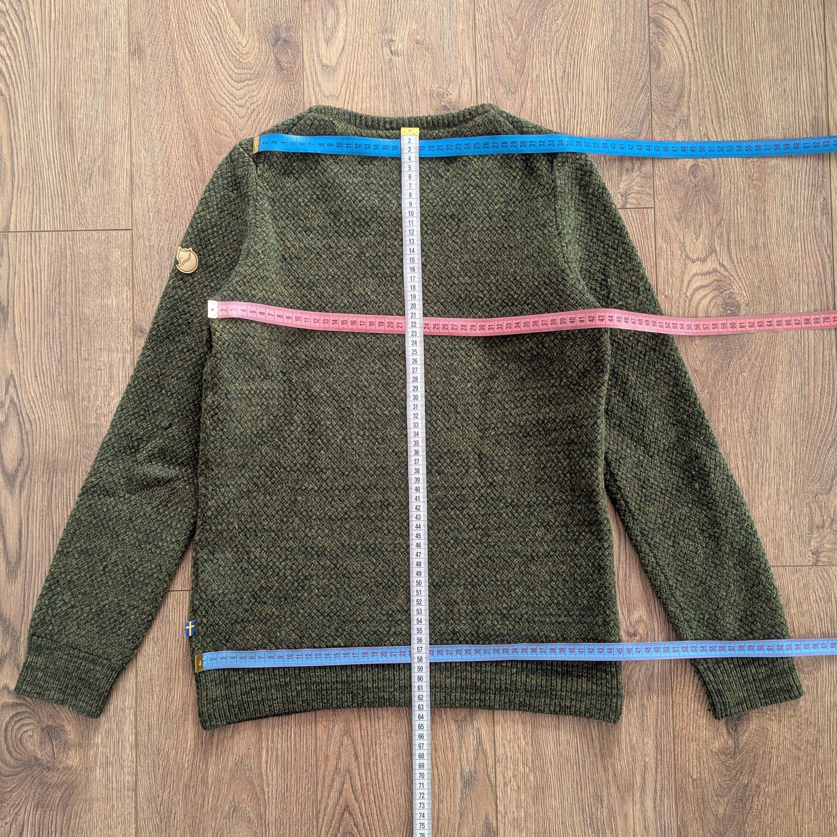 Fjallraven FJALLRAVEN 89775 Ovik Structure Sweater M 100% Wool Outdoor Size M / US 6-8 / IT 42-44 - 17 Thumbnail