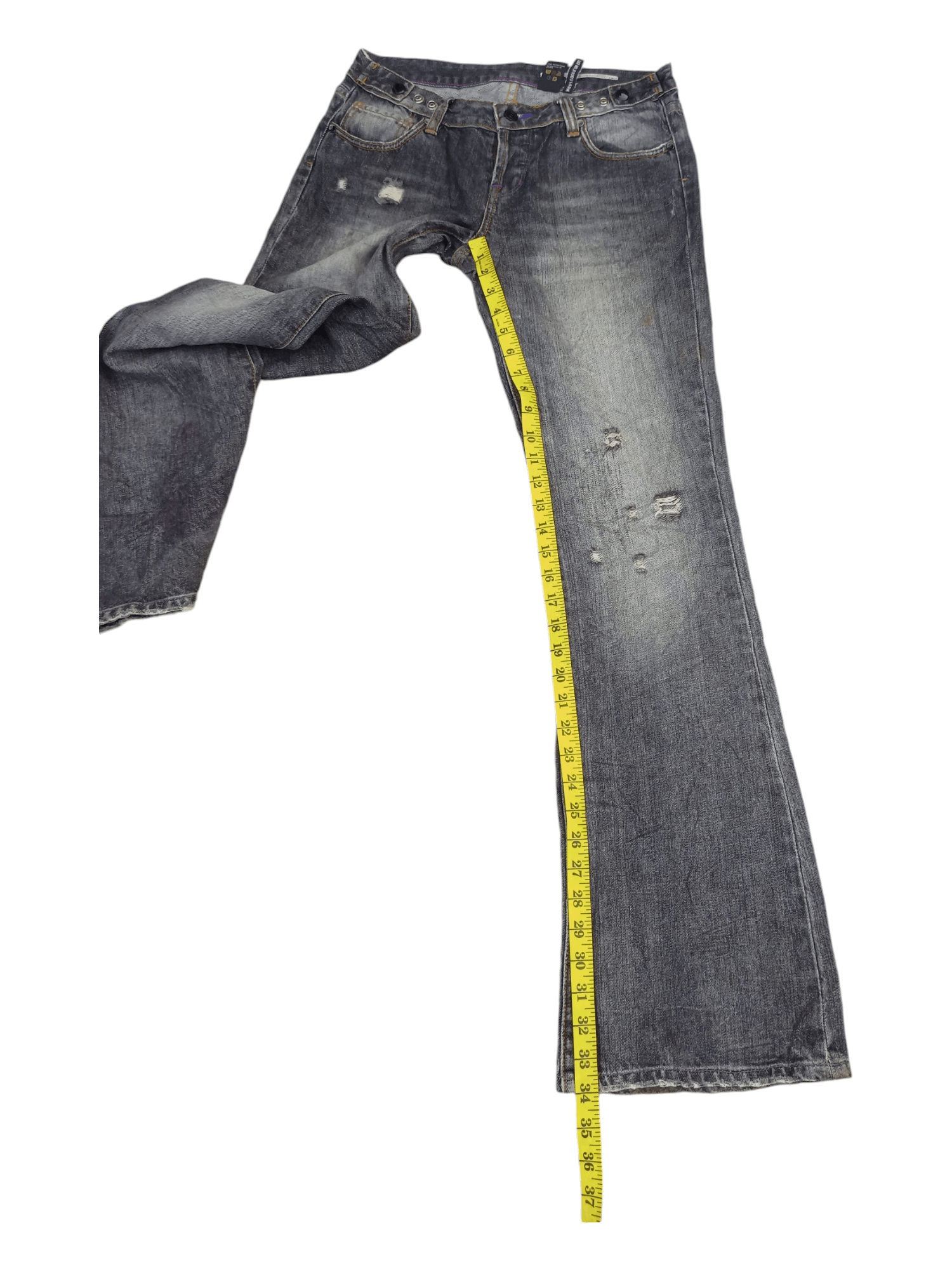 Buffalo David Bitton Buffalo David Bitton Mud Washed Flared Jeans Size US 28 / EU 44 - 17 Thumbnail