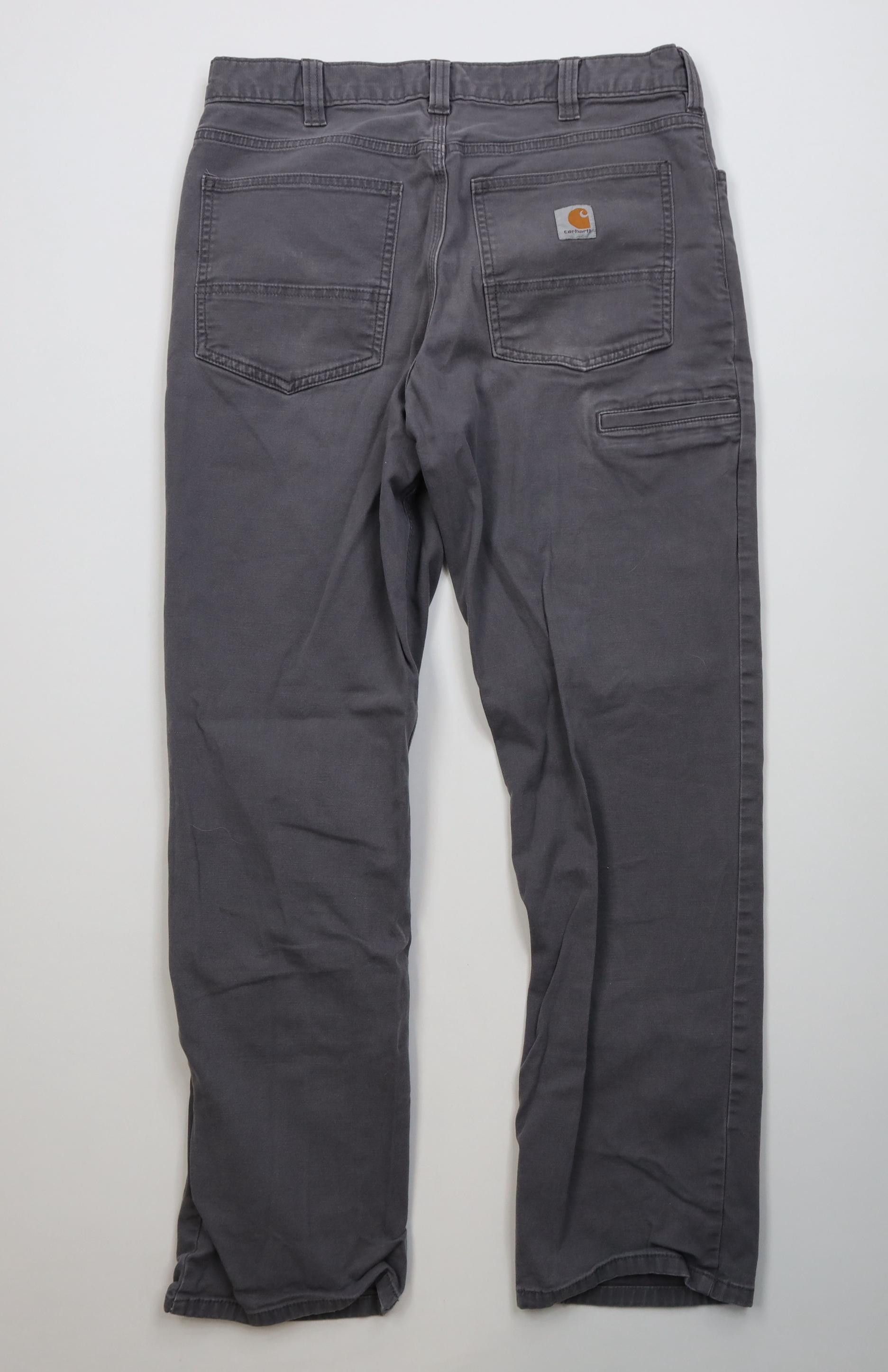 Carhartt Vintage Y2K Carhartt Relaxed Fit Stretch Canvas Pants Gray Size US 33 - 9 Thumbnail