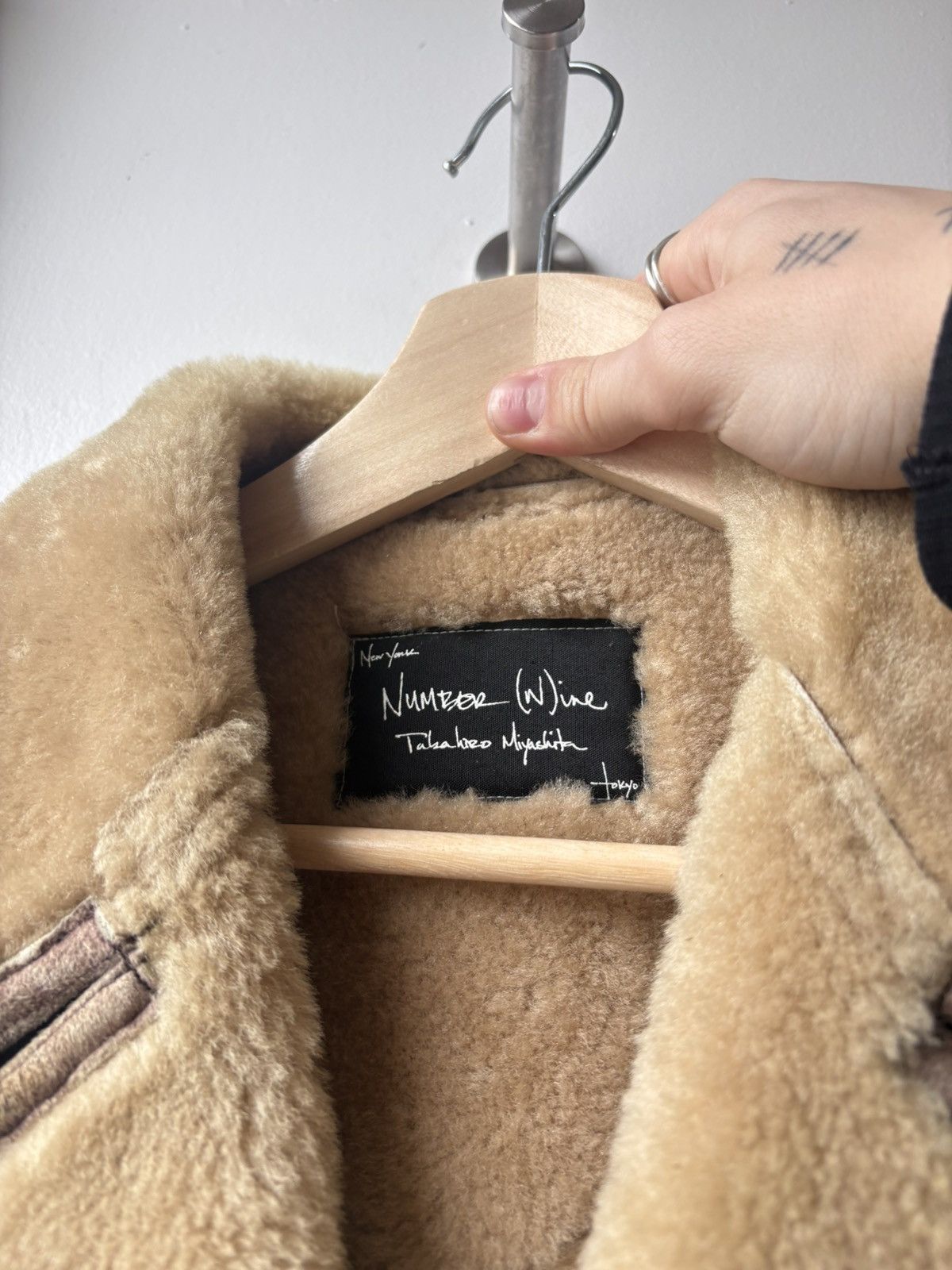 Number (N)ine Number Nine AW07 "LGM" Sheepskin Shearling Vest Size US M / EU 48-50 / 2 - 5 Thumbnail