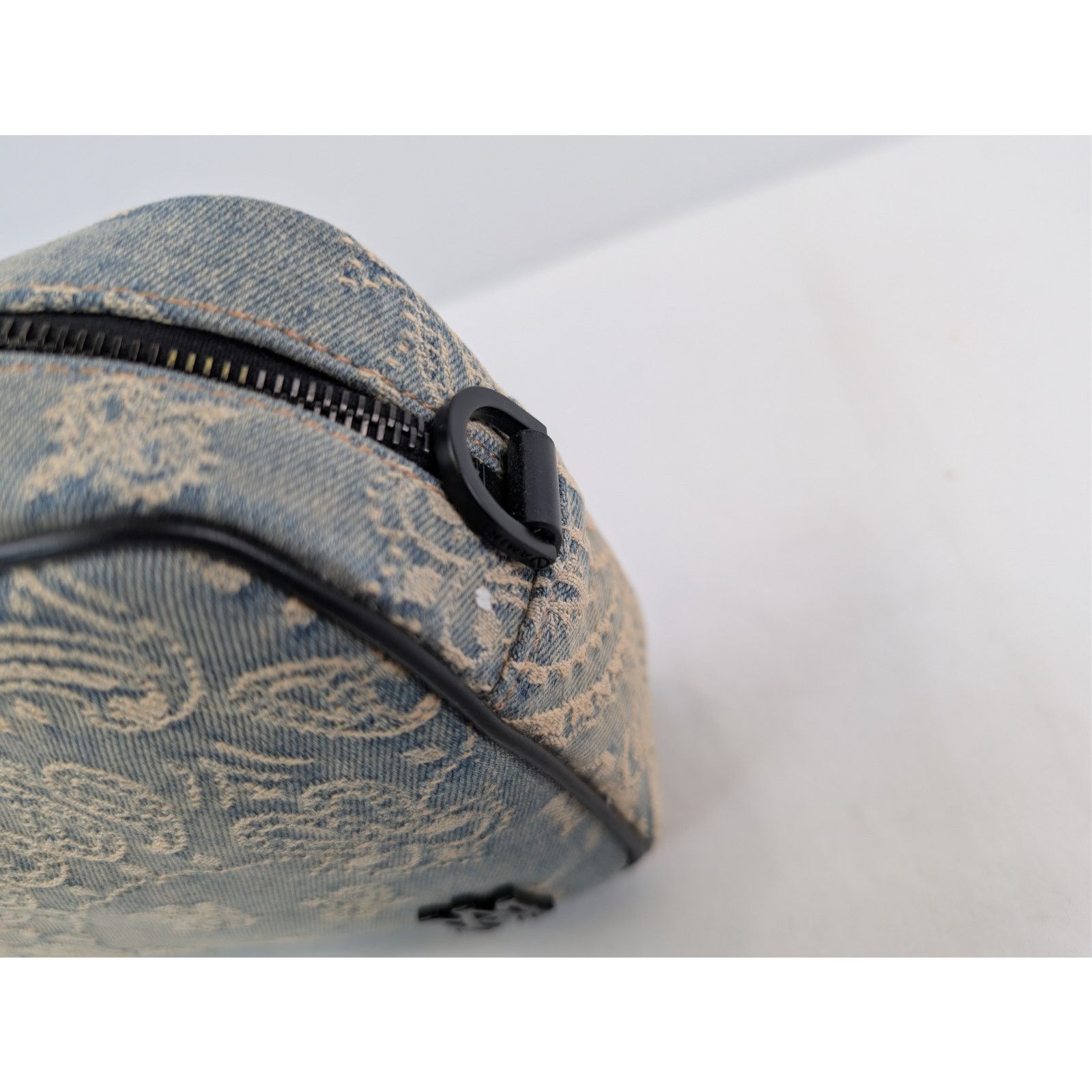 Amiri o1rshd1 Size: OS / Denim Bandana Jacquard Backpack in Indigo Size ONE SIZE - 3 Thumbnail