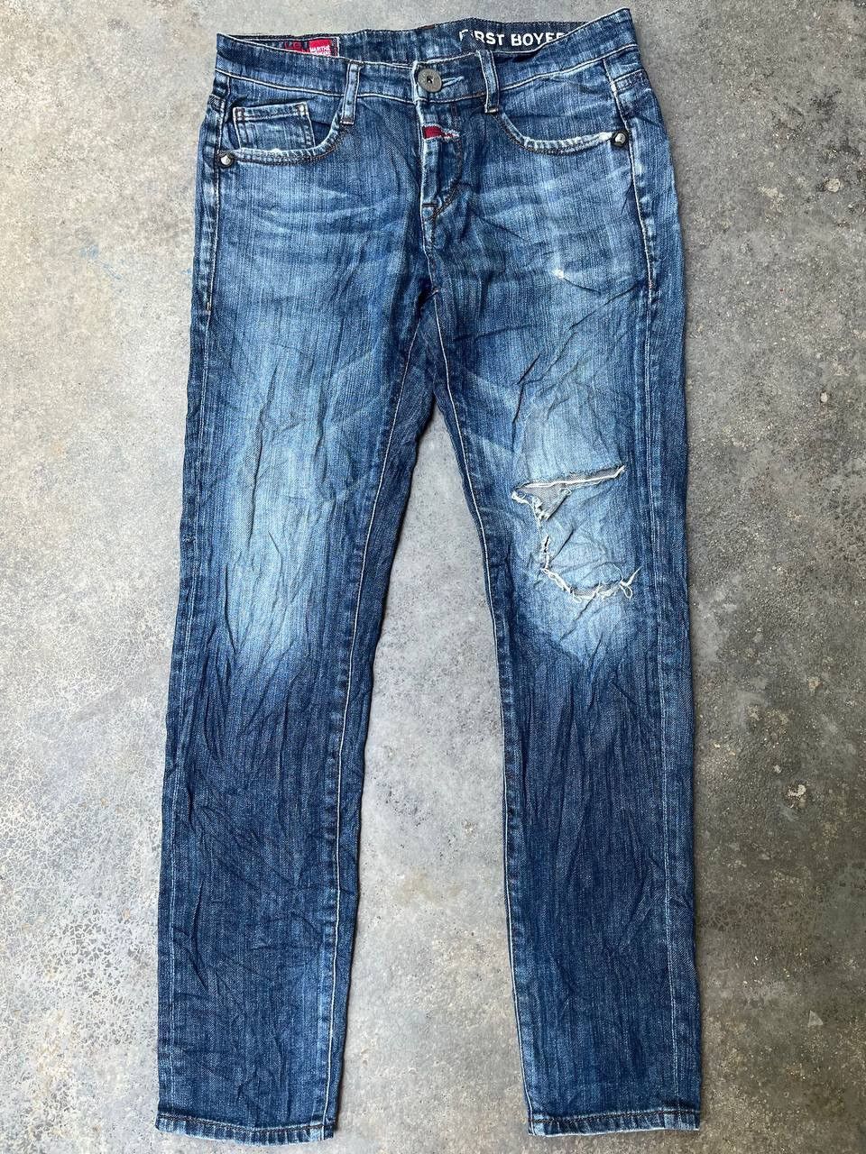 Marithe + Francois Girbaud MARITHE FRANCOIS GIRBAUD. JEANS DISTRESSED STYLE Size US 32 / EU 48 - 5 Thumbnail