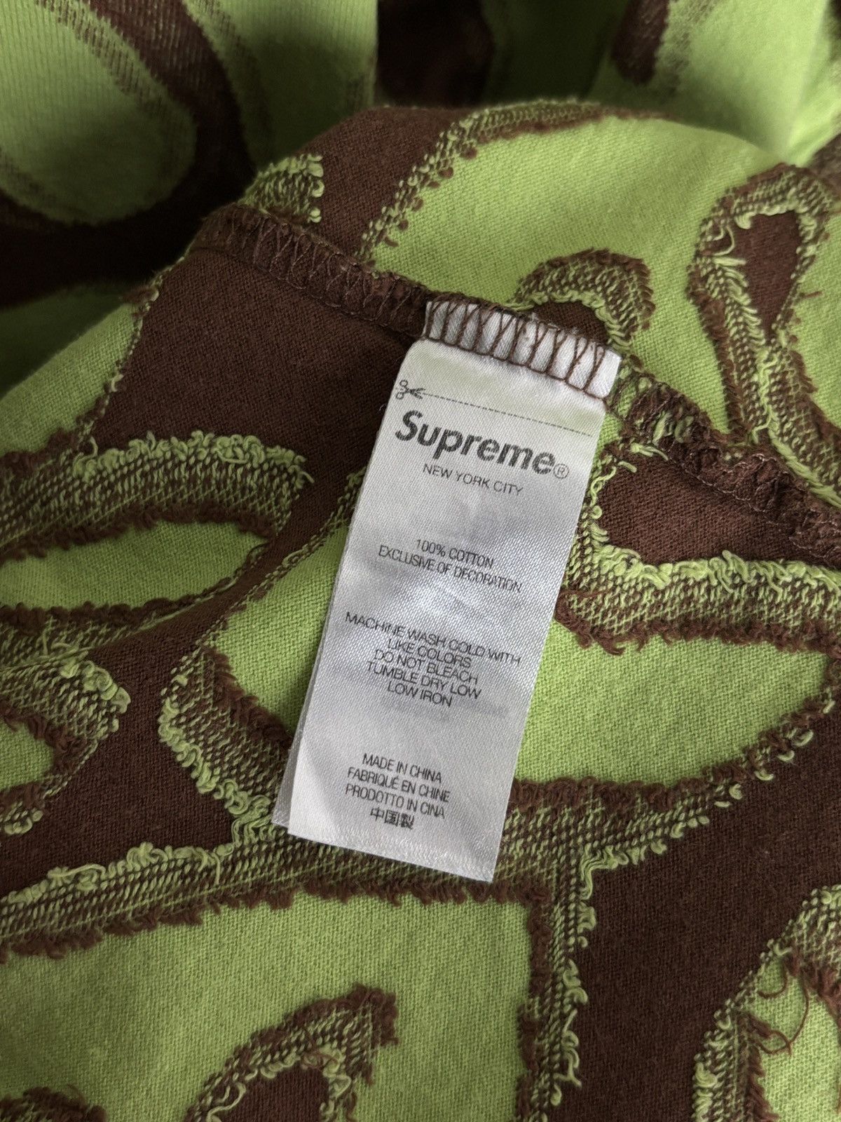 Supreme Supreme Stacked Intarsia Print Rare Crazy Oversized Tee Size US L / EU 52-54 / 3 - 6 Thumbnail