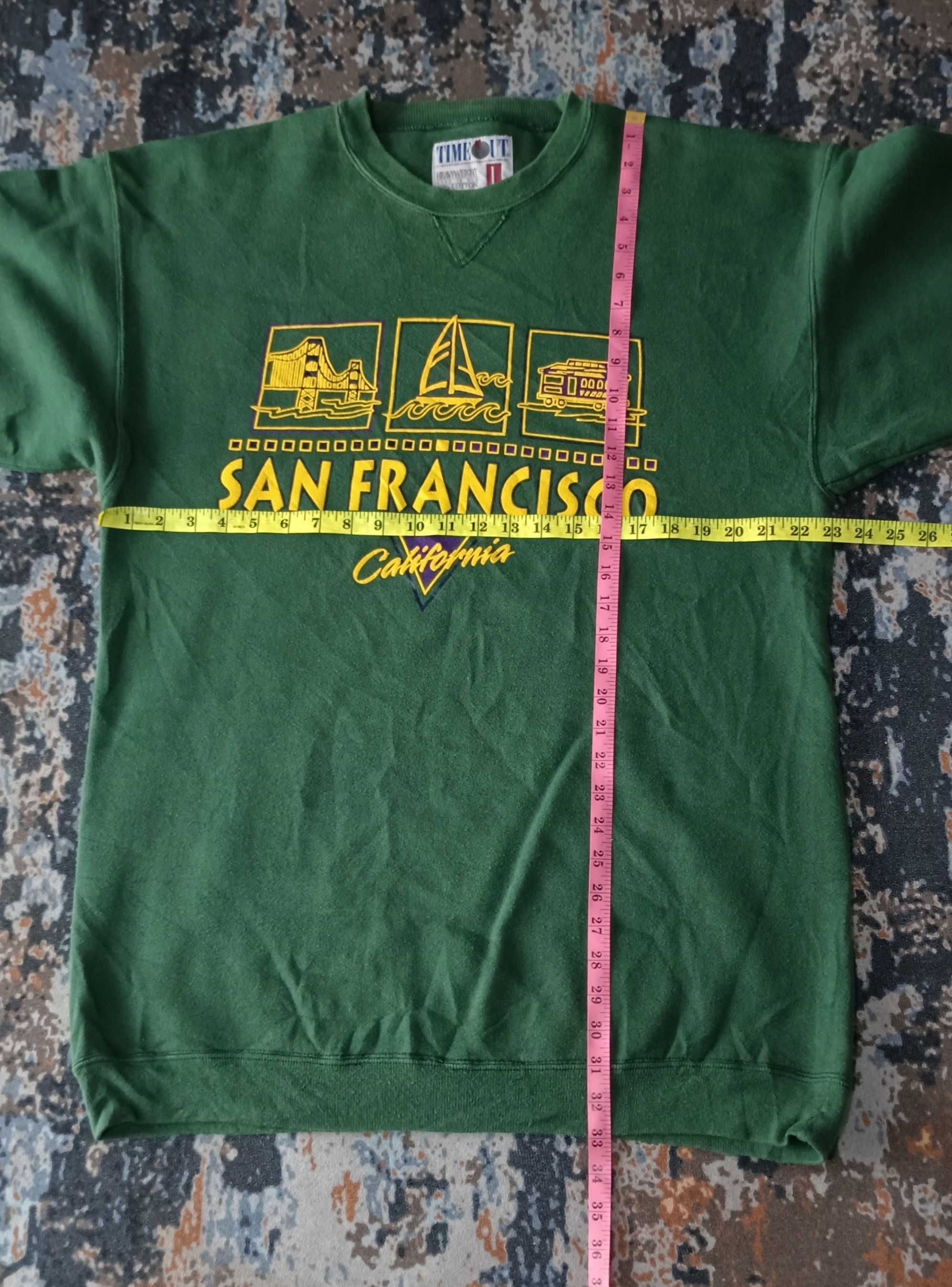 Vintage Vintage🔥 Time Out HeavyWeight San Francisco California Size US L / EU 52-54 / 3 - 10 Thumbnail
