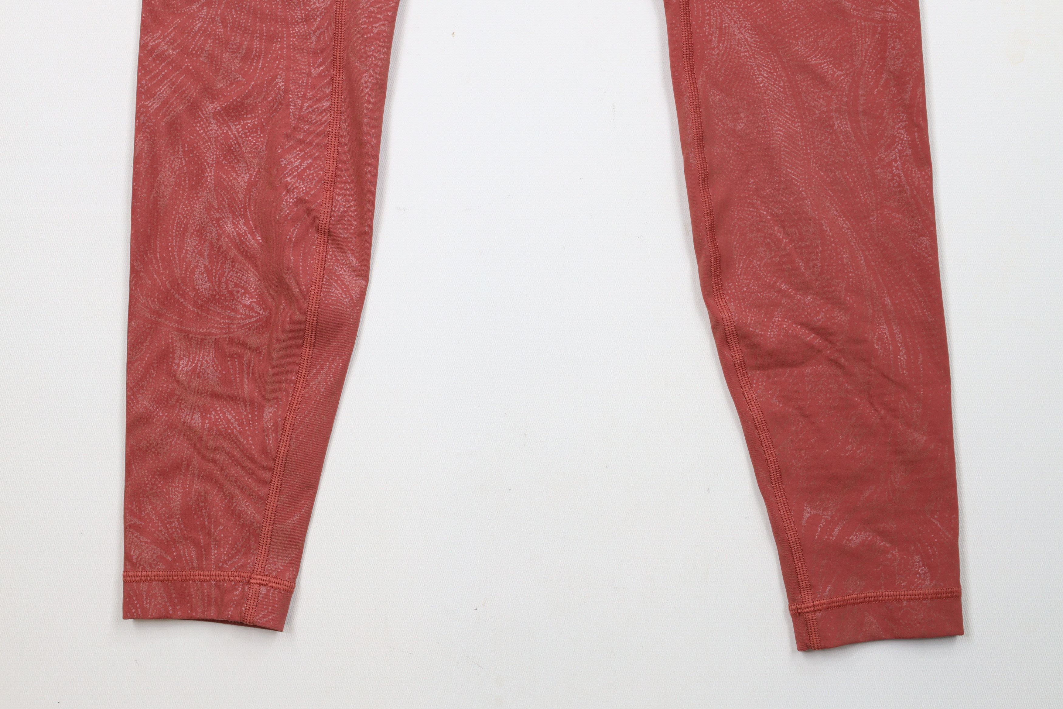 Lululemon × Vintage Lululemon Wunder Under High Rise Cropped Pants Leggings Pink Size 27" / US 4 / IT 40 - 4 Thumbnail