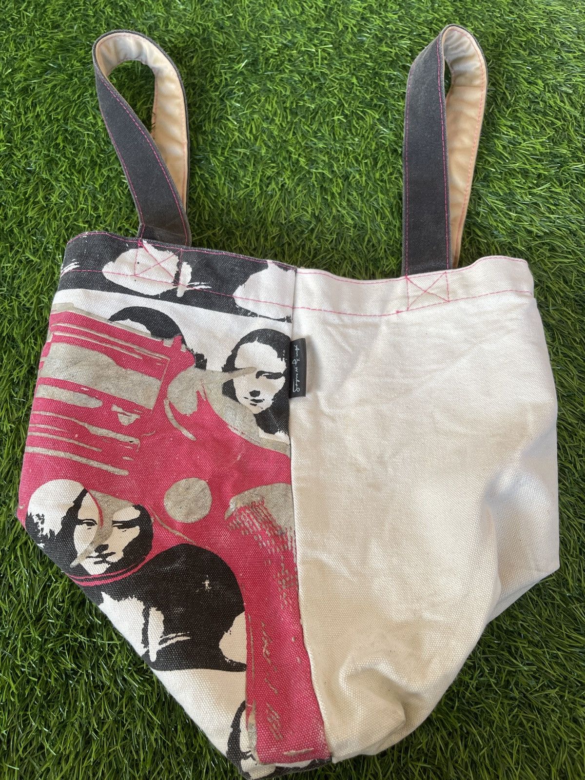 Andy Warhol Very Rare🔥Andy Warhol x Monalisa tote Bag Size ONE SIZE - 13 Thumbnail