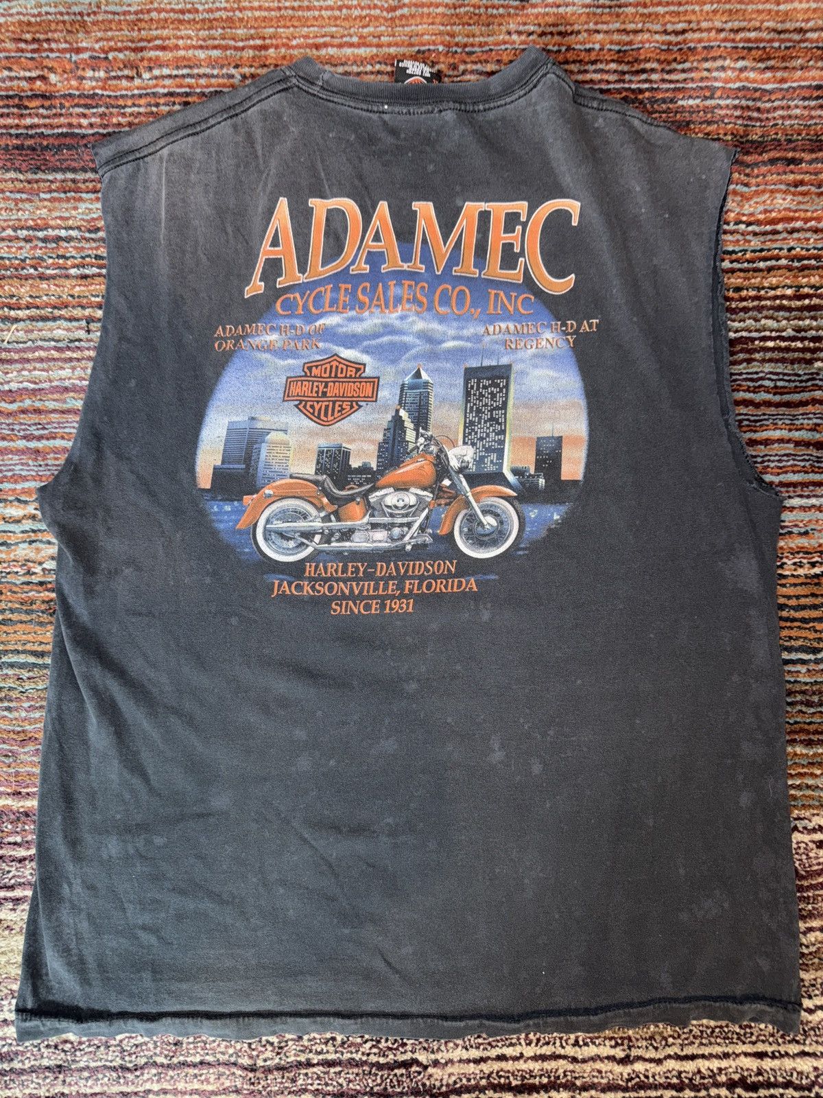Harley Davidson Harley Davidson Eagle Jacksonville Florida tee Size US XL / EU 56 / 4 - 3 Thumbnail