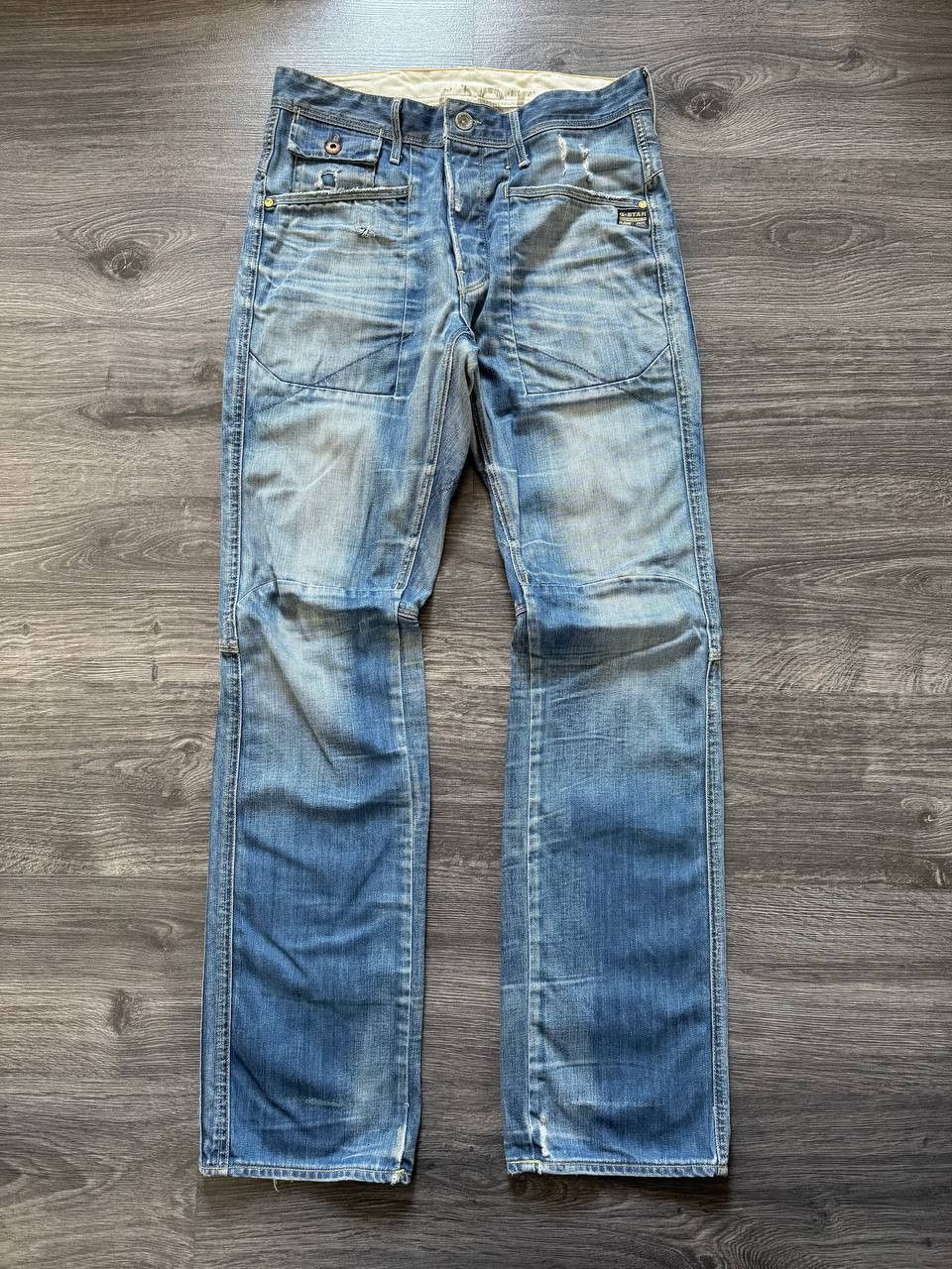G-Star Y2K G-Star Raw Jack Loose Tapered Distressed Denim Jeans Size US 30 / EU 46 - 6 Thumbnail