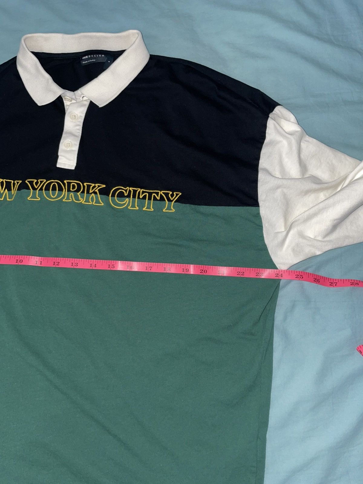 Asos ASOS Long Sleeve Color Block Polo – Size M Size US S / EU 44-46 / 1 - 5 Thumbnail