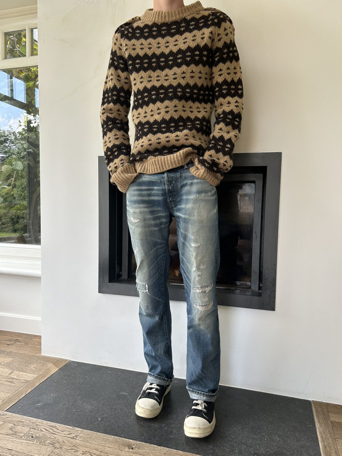 Dior Dior Homme AW05 “In the morning” knitwear Size US L / EU 52-54 / 3 - 3 Thumbnail