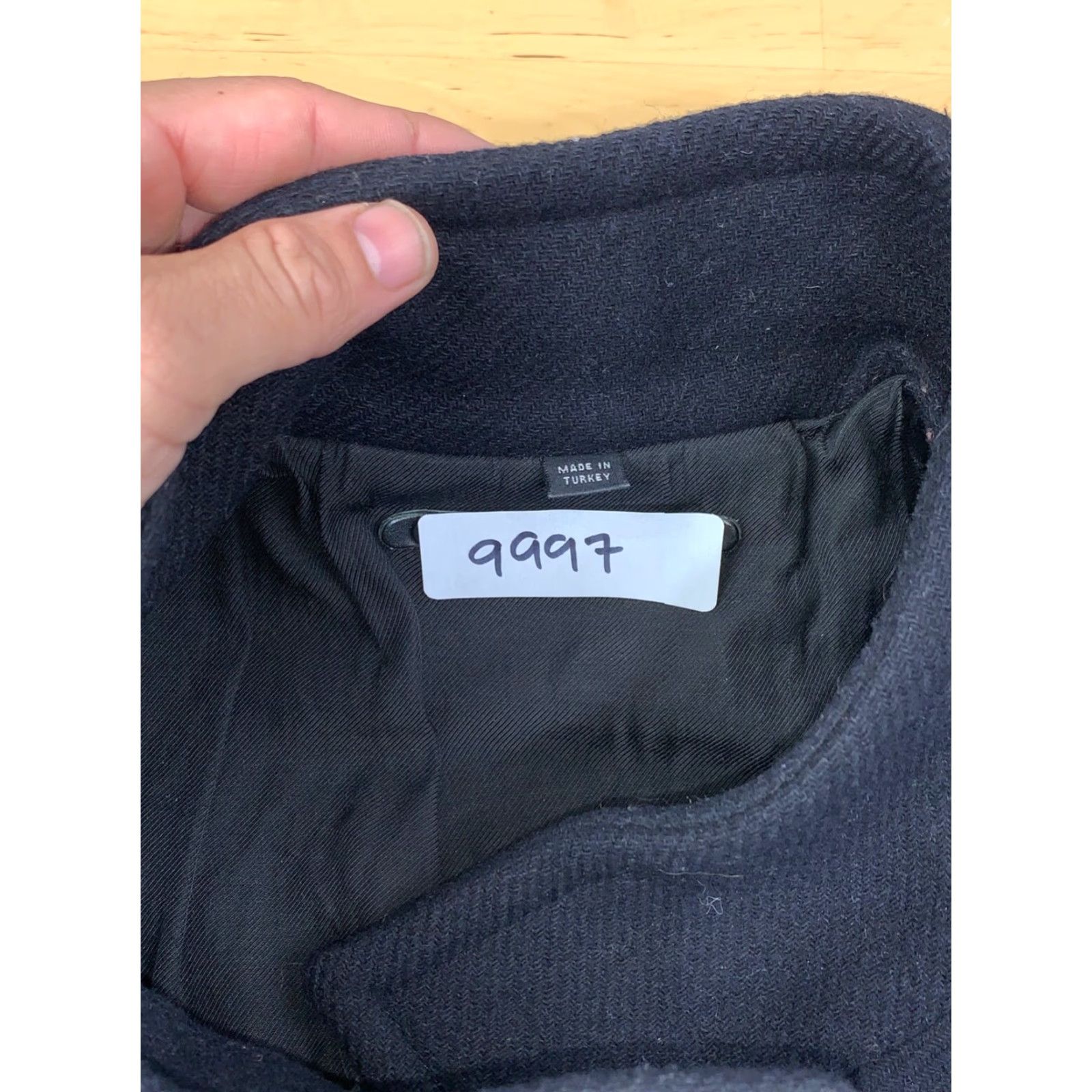 Allsaints AllSaints Coat Womens 6 Black Wool Blend Overcoat Meade Torto City Designer Italian Size M / US 6-8 / IT 42-44 - 4 Thumbnail