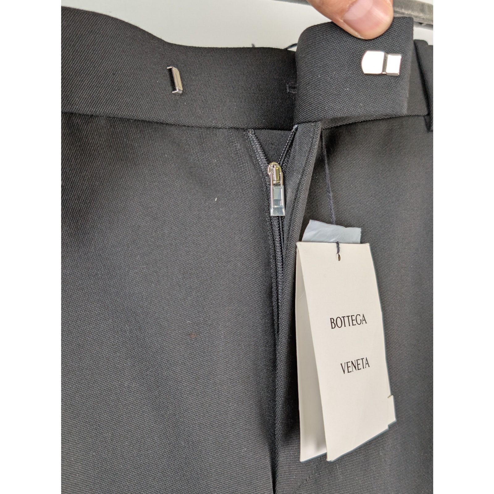 Bottega Veneta o1rshd1 Grain De Poudre Stretch Trousers / Casual Pants Size US 38 / EU 54 - 7 Thumbnail