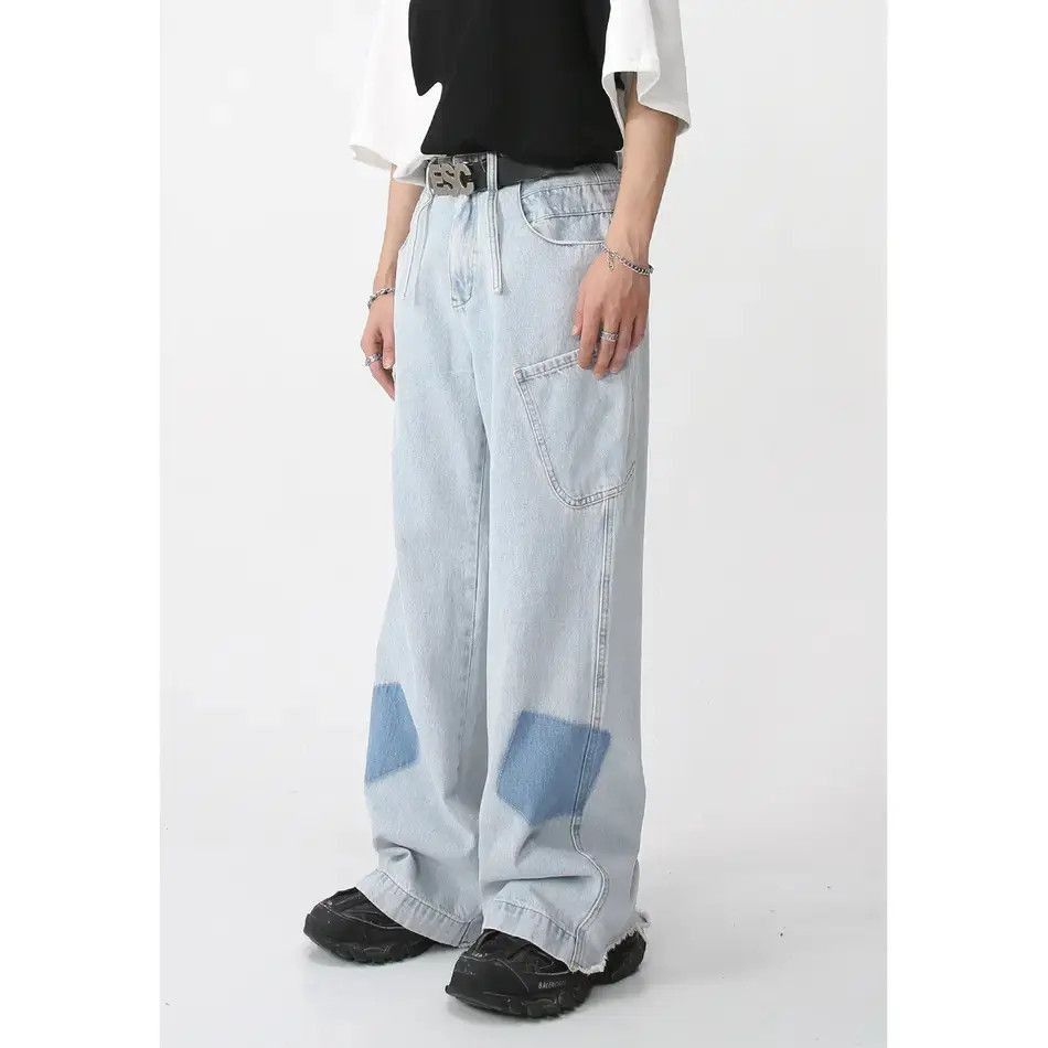 Japanese Brand Retro loose hip-hop pocket jeans Size US 32 / EU 48 - 5 Thumbnail