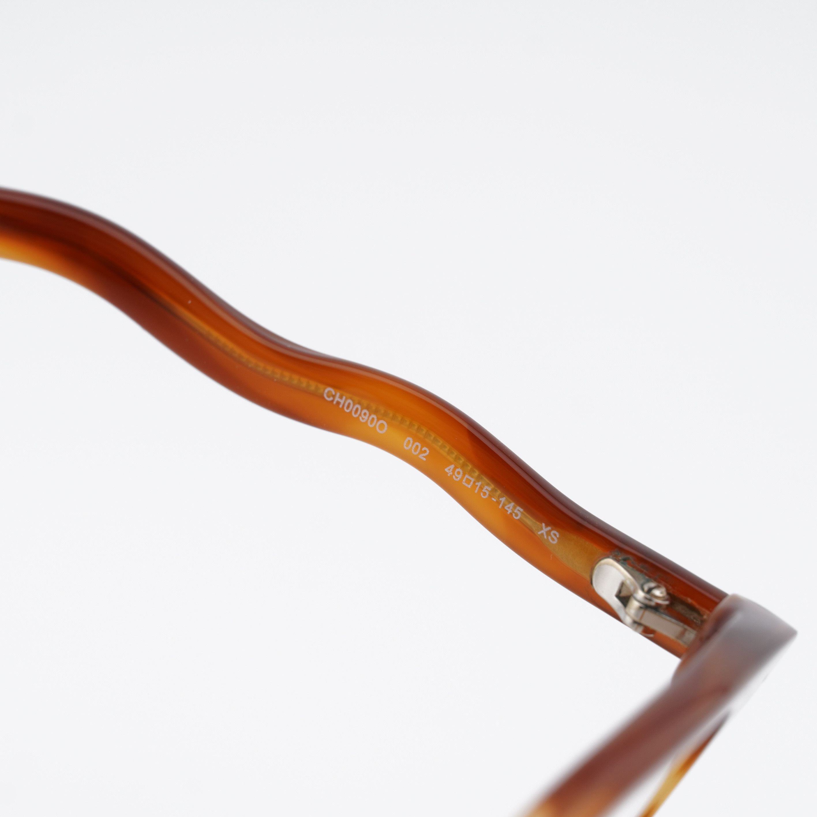 Chloe Chloe CH0090O 002 Eyeglasses Havana 49mm Square Frame Size ONE SIZE - 8 Thumbnail