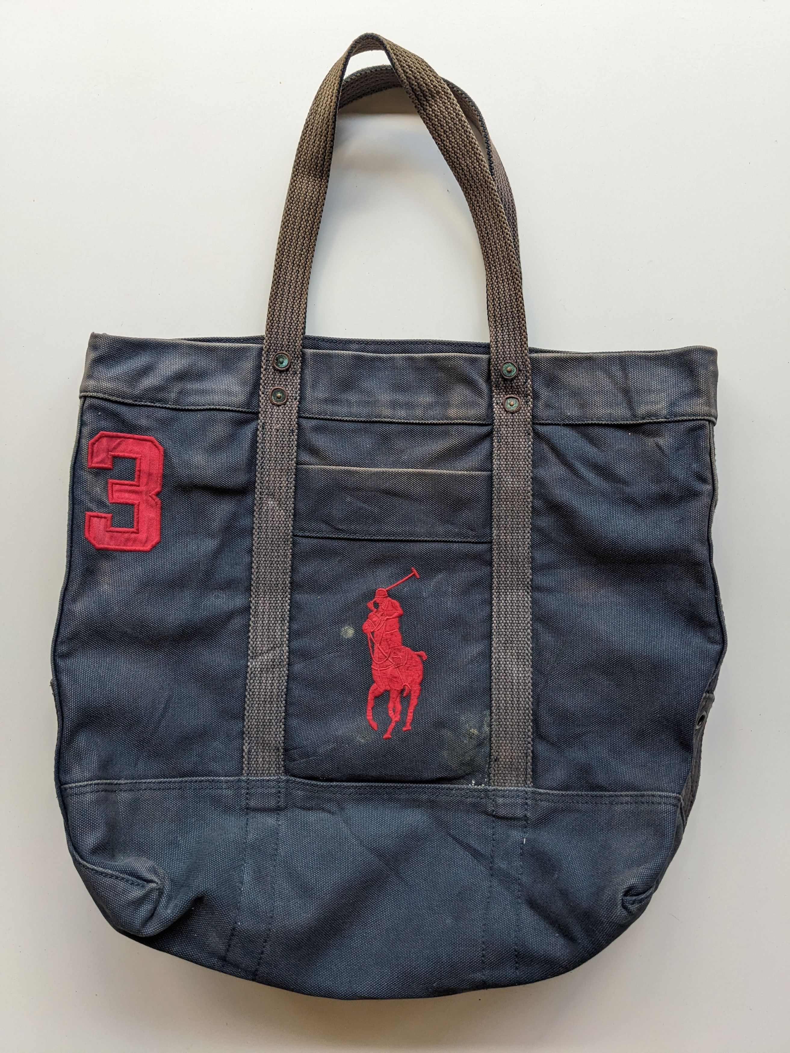 Polo Ralph Lauren Polo Ralph Lauren Double RL duck canvas tote bag Size ONE SIZE - 1 Thumbnail