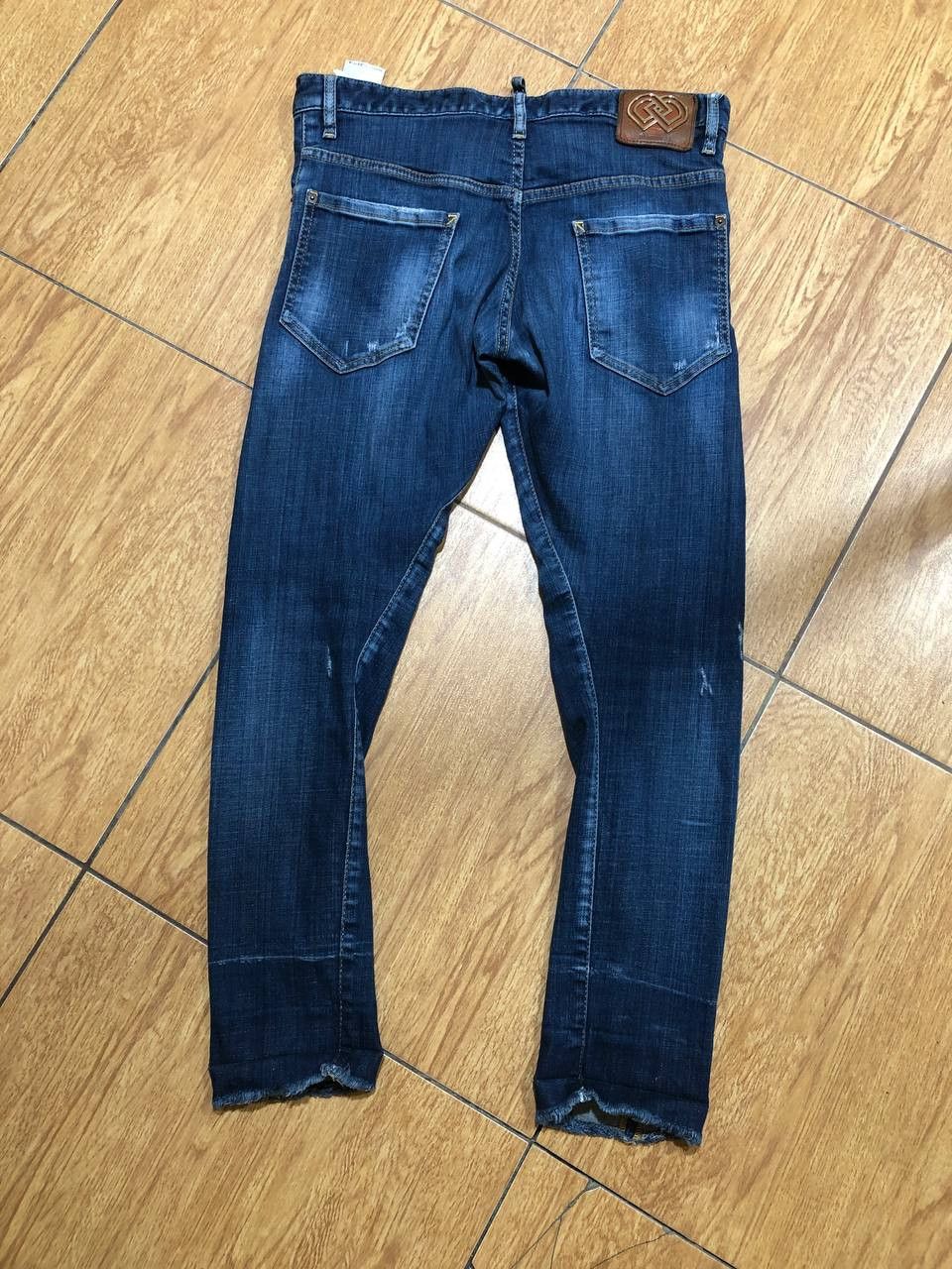 Dsquared2 Dsquared2 Skinny Faded Cotton Ripped Distressed Skinny Jeans Size US 32 / EU 48 - 5 Thumbnail