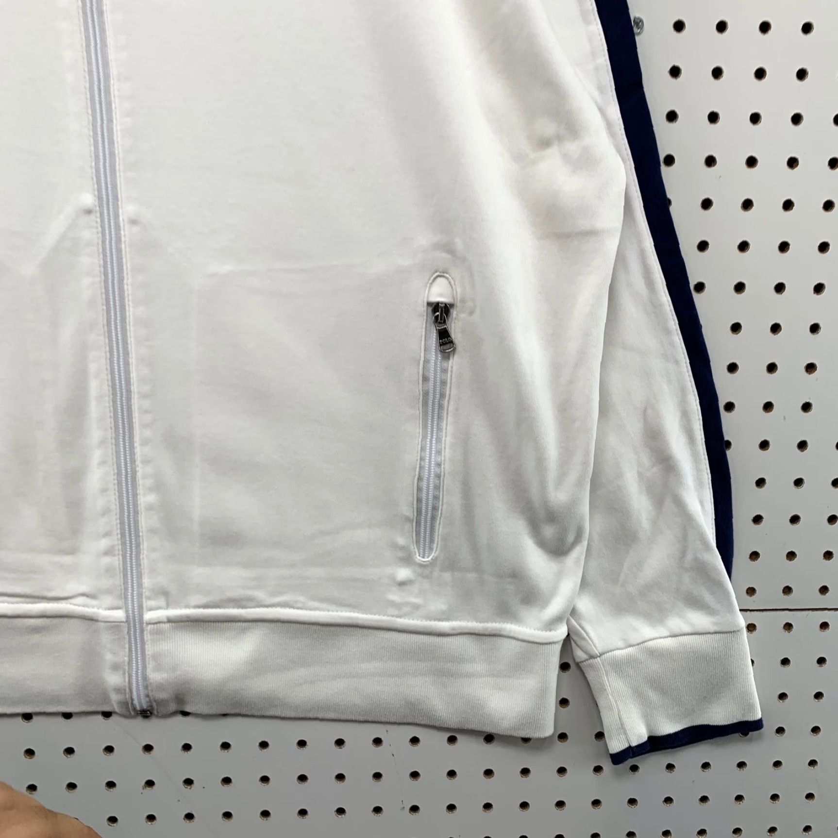 Polo Ralph Lauren Polo Ralph Lauren Performance Track Zip Jacket Mens 2XL White Long Sleeve Shirt Size US XXL / EU 58 / 5 - 6 Thumbnail
