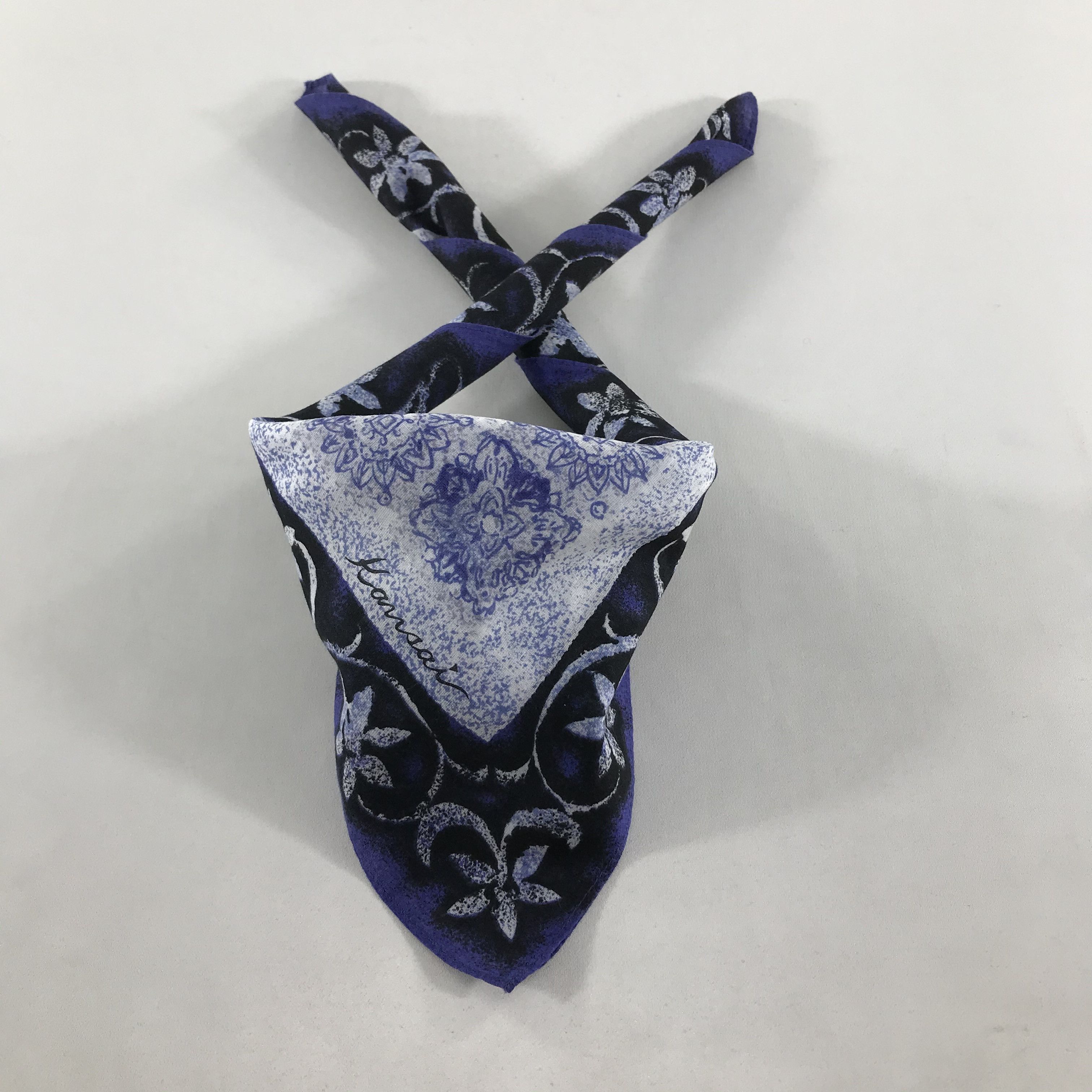 Kansai Yamamoto Kansai Floral Art Handkerchief Neckerchief Bandana H65 Size ONE SIZE - 2 Thumbnail