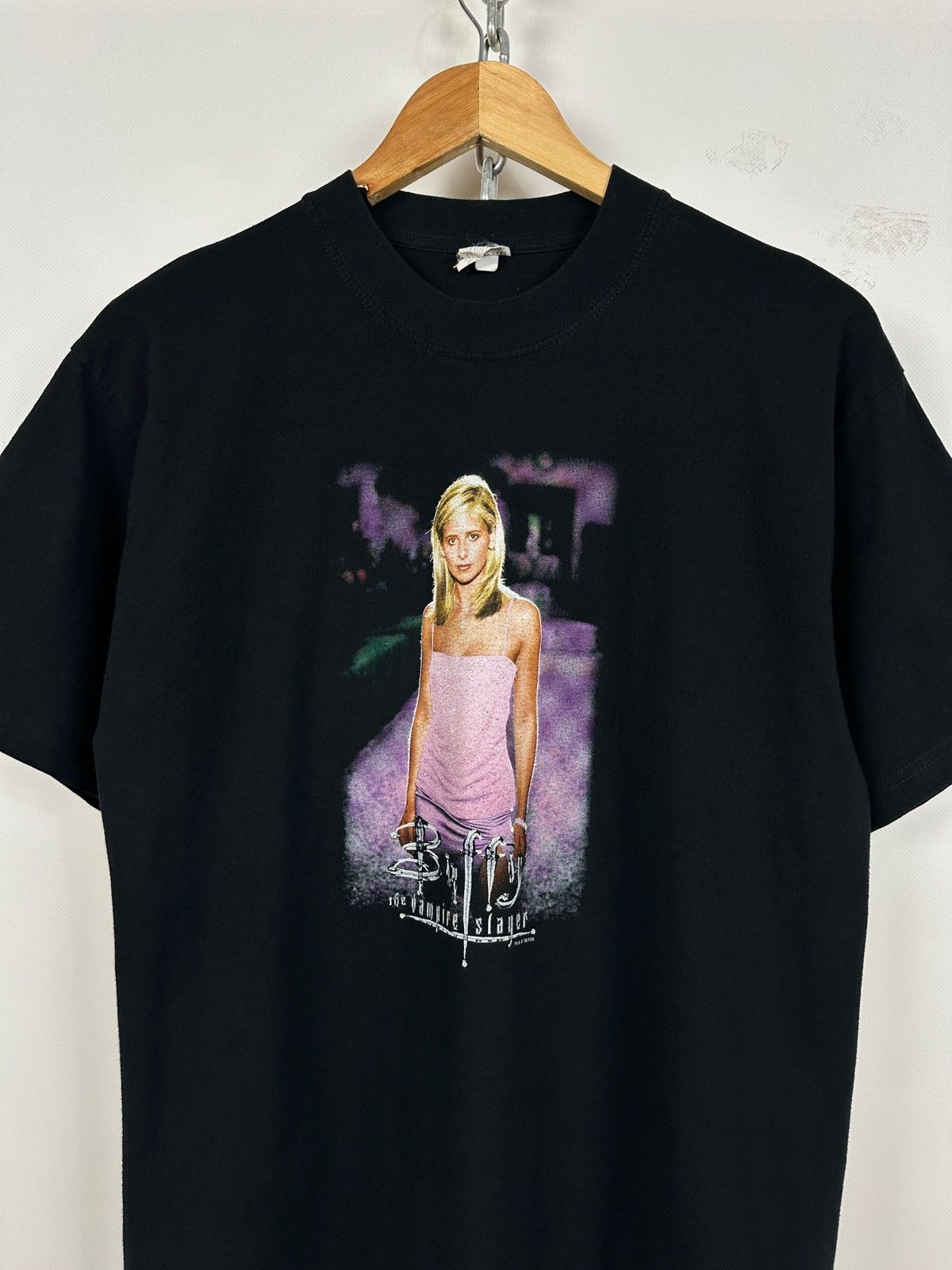 Vintage 1999 Vintage Buffy The Vampire Slayer Movie T-Shirt Size US M / EU 48-50 / 2 - 3 Thumbnail