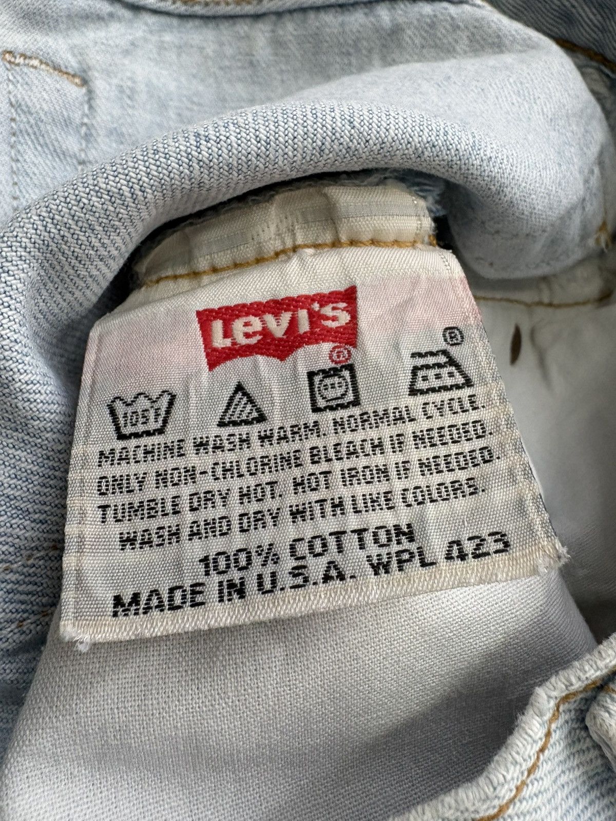 Levi's Levi's 501 Light Wash Made In USA Size US 30 / EU 46 - 21 Thumbnail