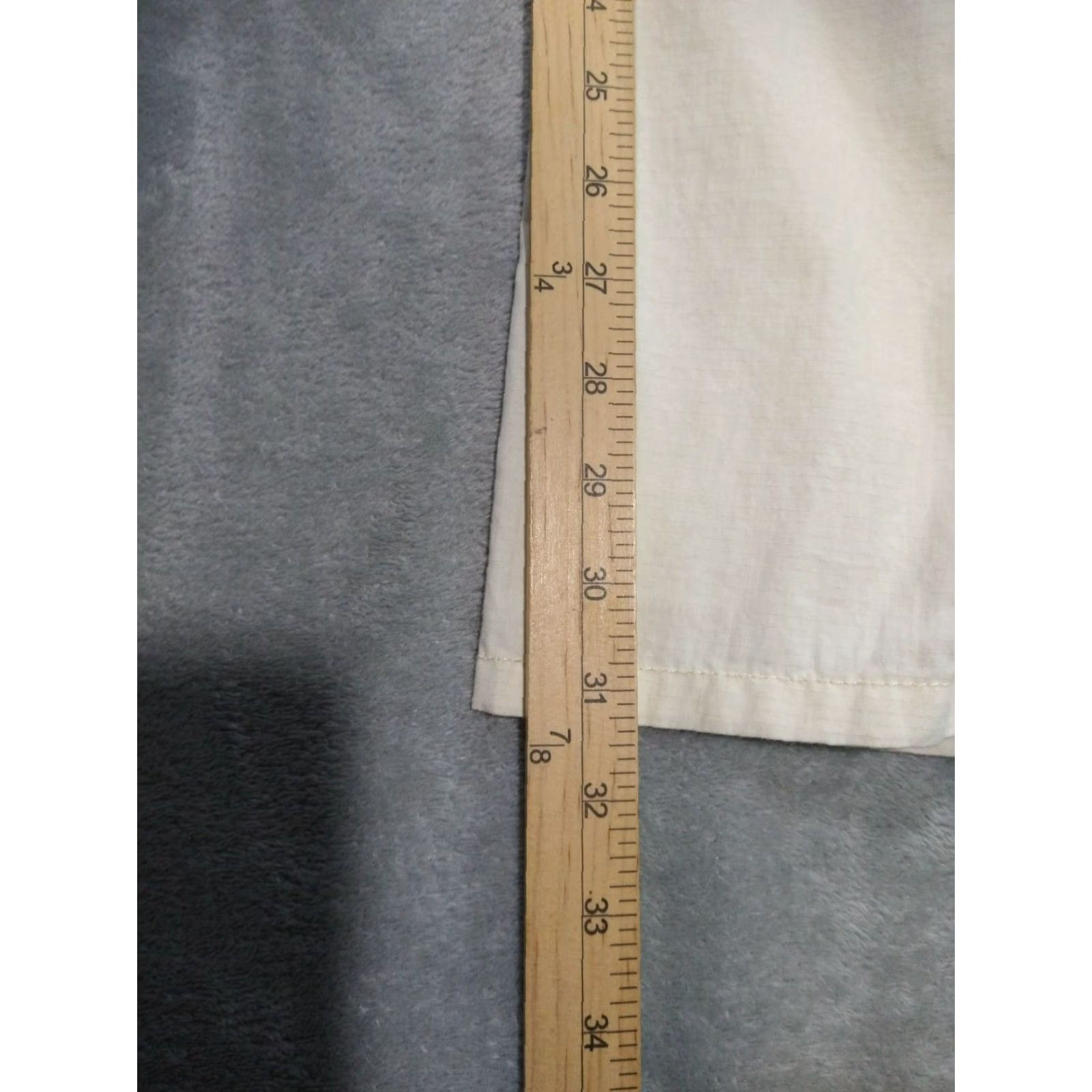 Ralph Lauren VINTAGE Lauren Ralph Lauren Pants Womens 4 Cargo Twist: 90s Gorpcore Cream White Twill Cotton Size 27" / US 4 / IT 40 - 5 Thumbnail