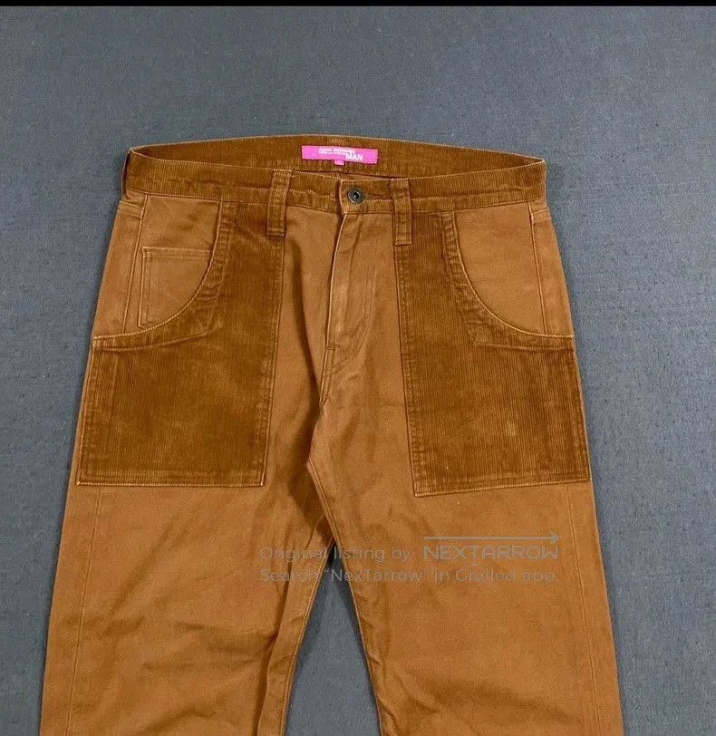 Junya Watanabe Junya Watanabe Corduroy Patchwork Casual Pants. Size US 29 - 3 Thumbnail