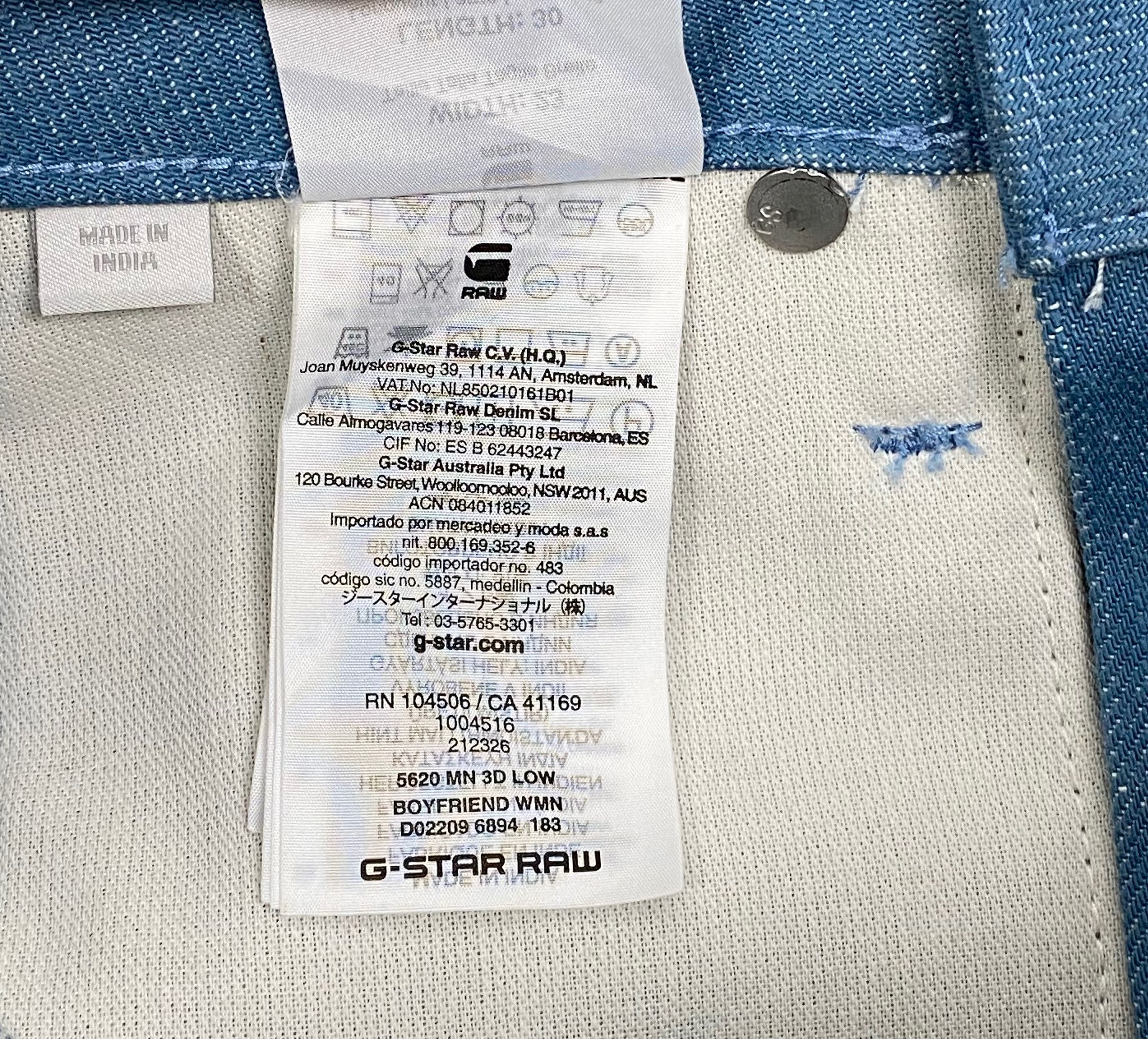 G-Star × Marc Newson G Star Raw by Marc Newson Womens Jeans size 23 Size 23" - 11 Thumbnail