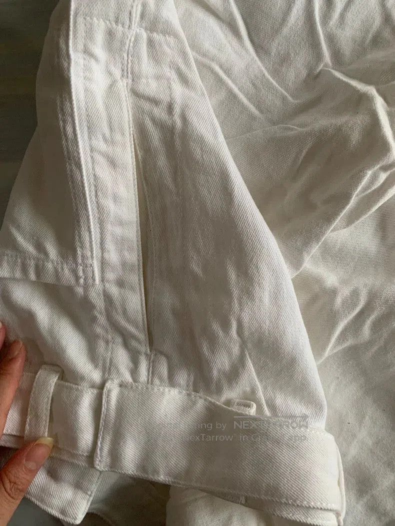 Ann Demeulemeester Ann Demeulemeester 2020SS Look29 White Pants. Size US 26 / EU 42 - 5 Thumbnail