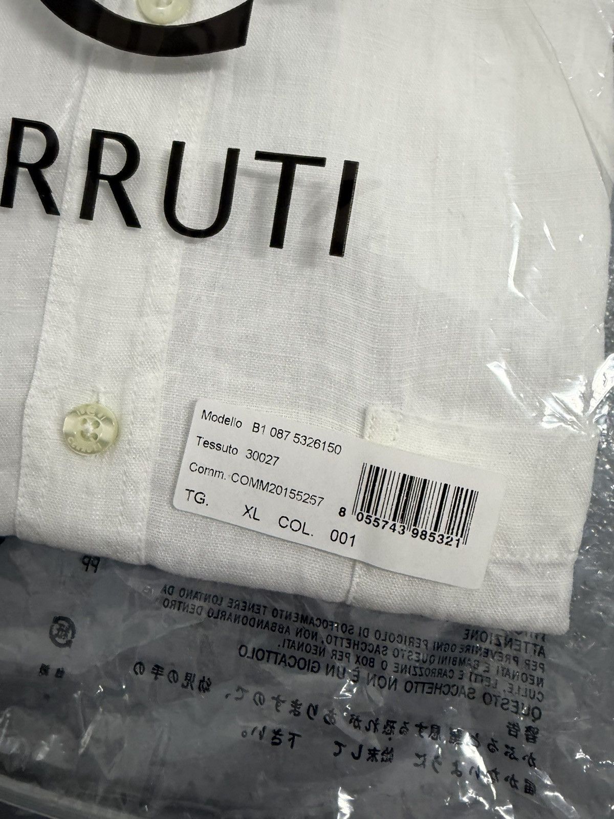 Cerruti 1881 Cerruti 1881 100% Linen Short Sleeve Shirt Size US XL / EU 56 / 4 - 2 Thumbnail
