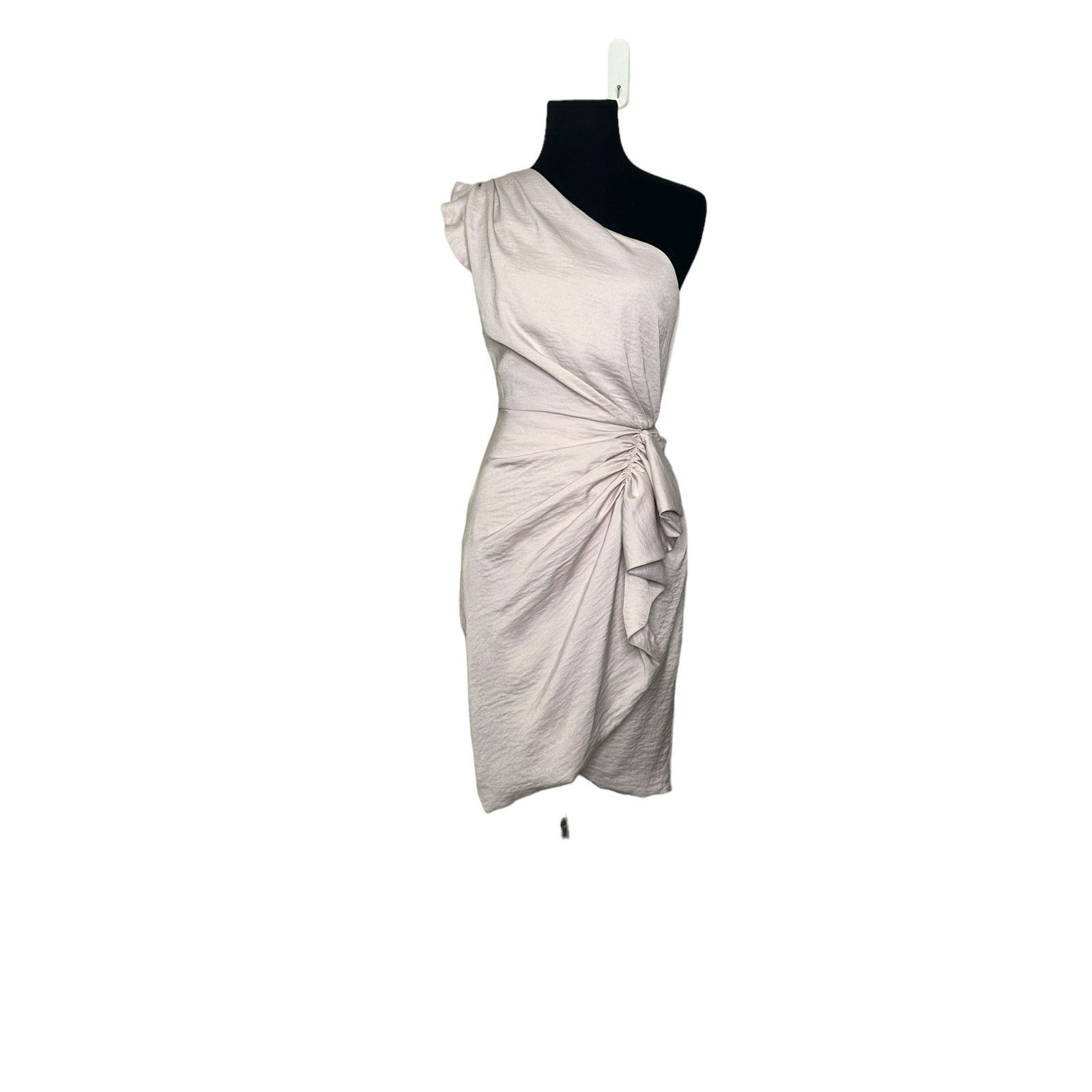 Allsaints AllSaints beige one shoulder party dress size 2 Size XS / US 0-2 / IT 36-38 - 8 Thumbnail